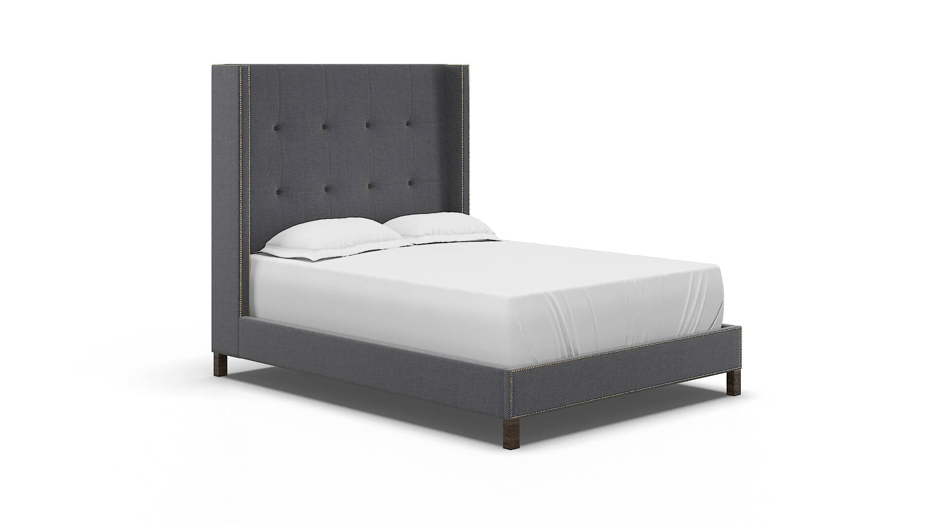 Elias Notion Graphite Bed espresso legs 2