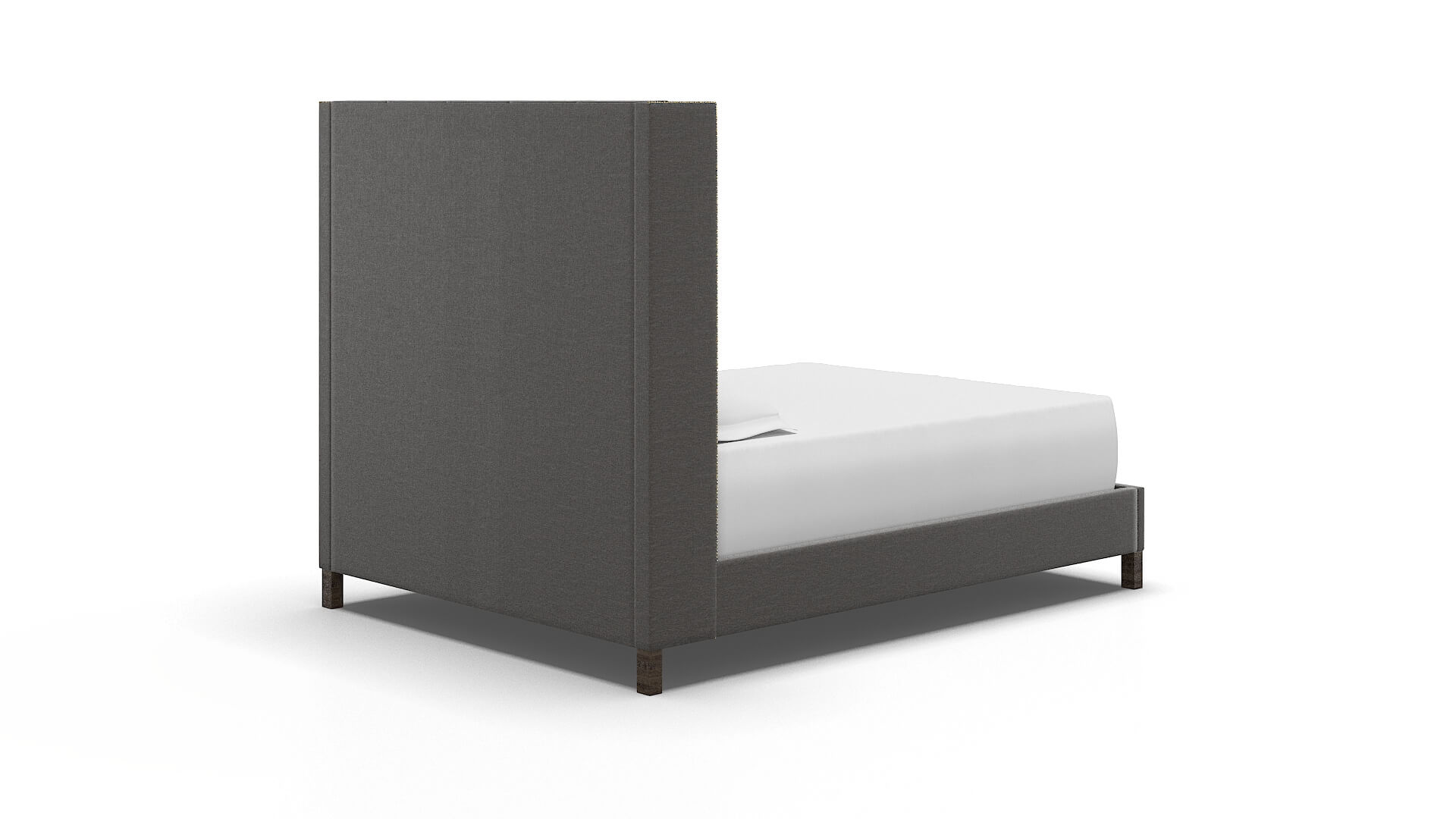 Elias Oscar Grey Bed espresso legs 4
