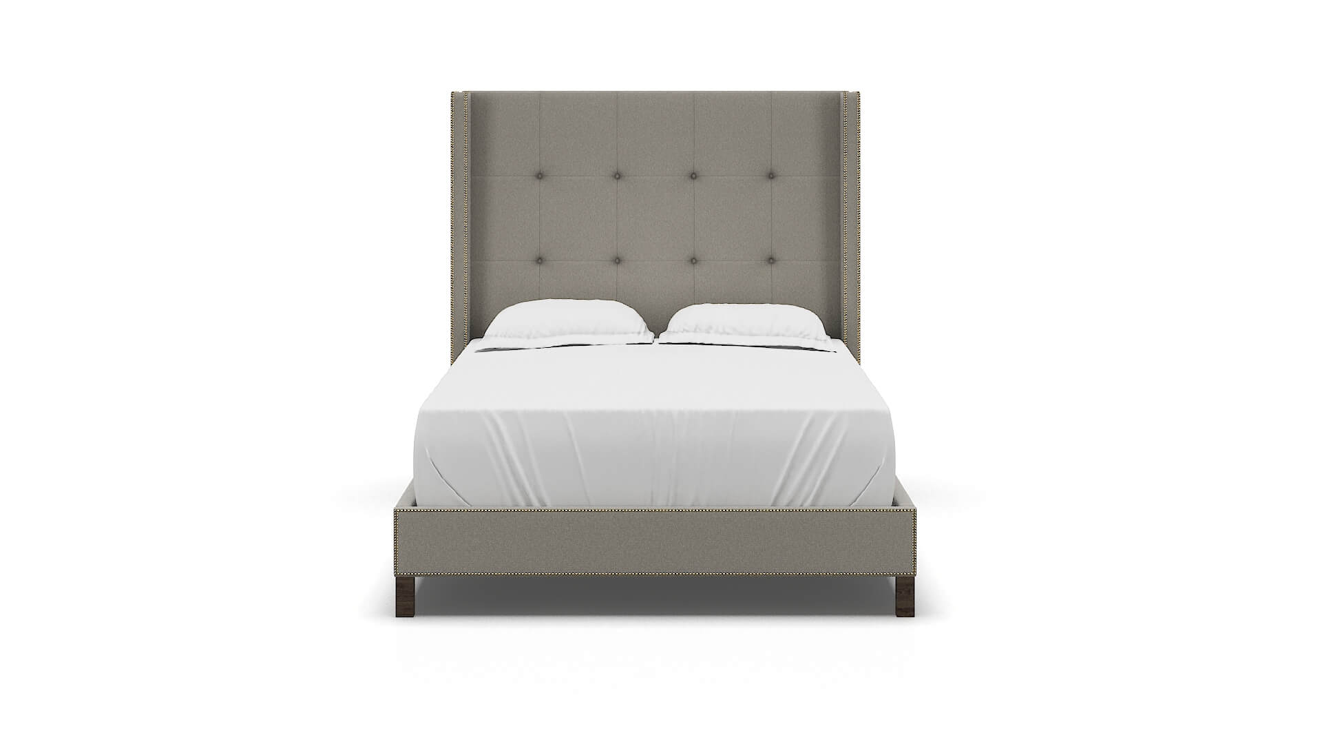 Elias Oscar Silver Bed espresso legs 1