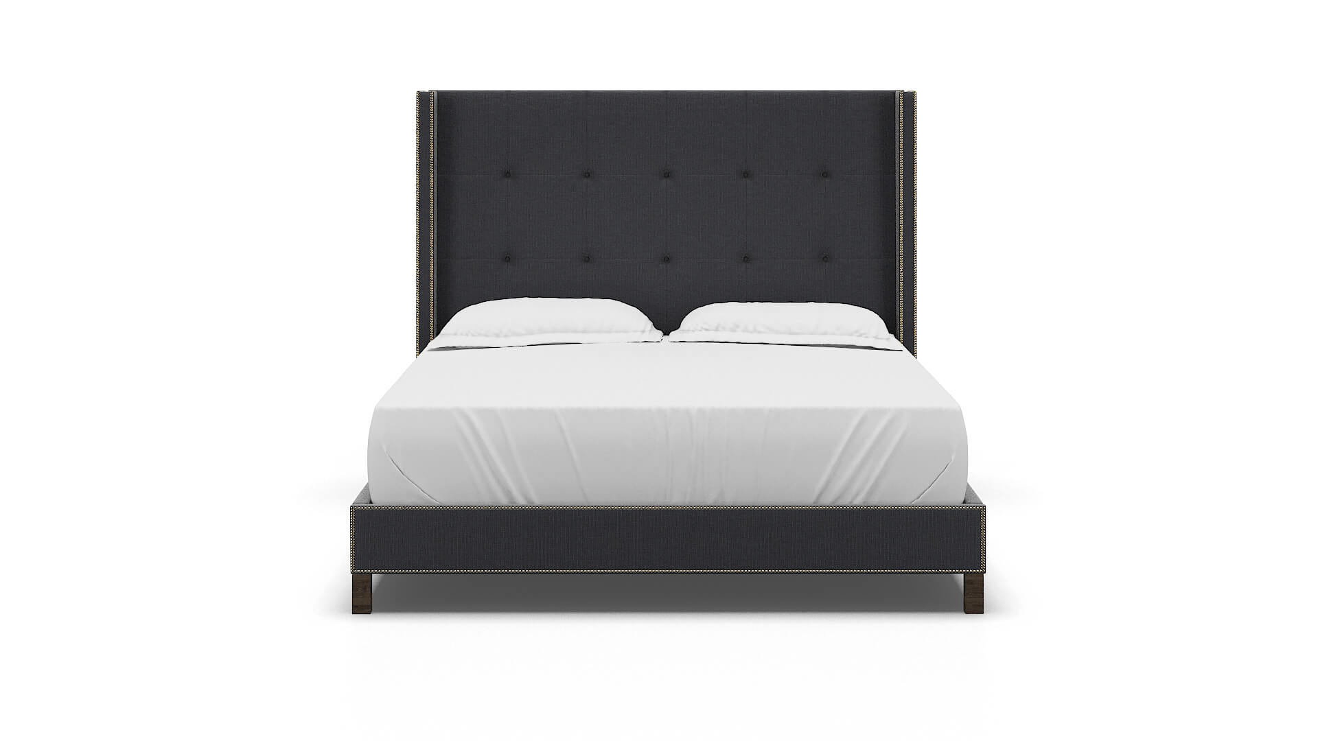 Elias Parker Midnight Bed King espresso legs 1