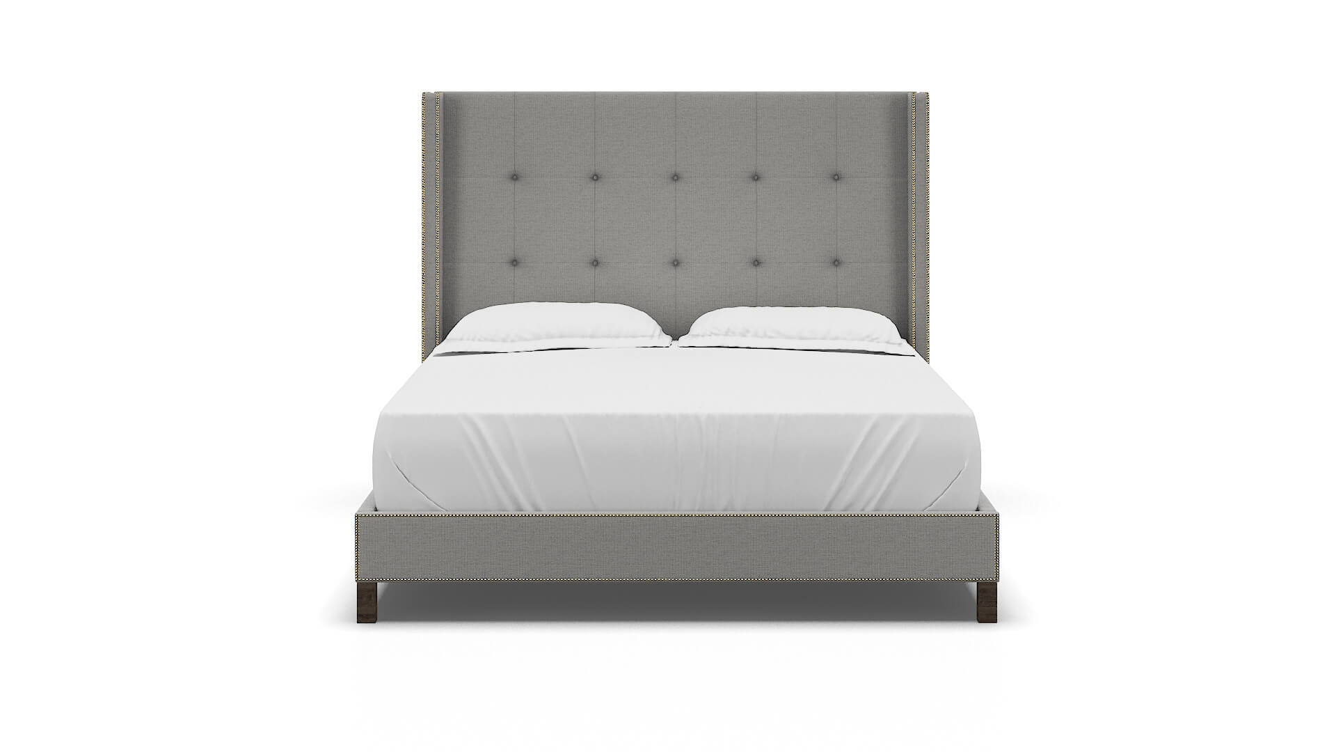 Elias Parker Silver Bed King espresso legs 1