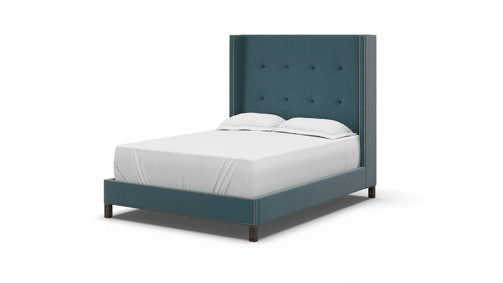 Elias Portland Prussian Bed espresso legs 5
