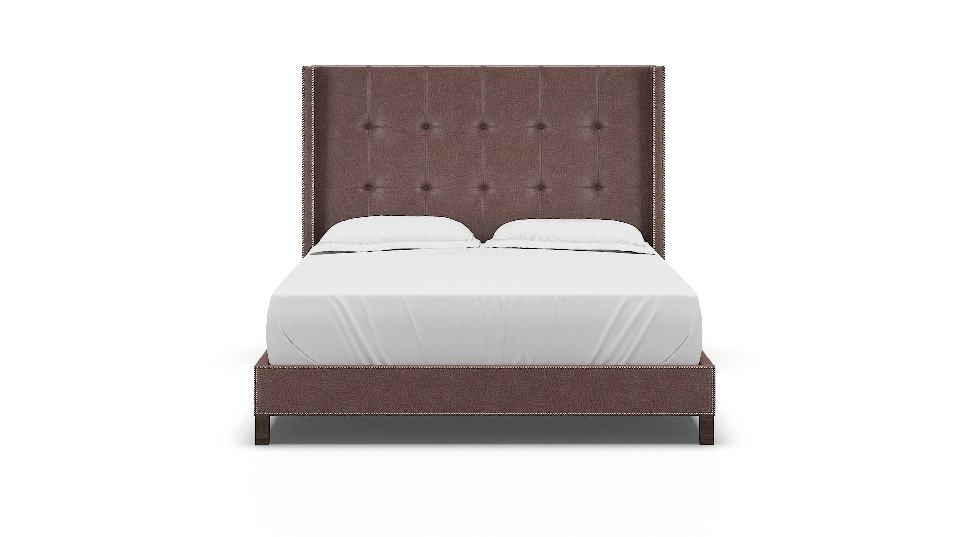 Elias Royale Mocha Bed King espresso legs 1