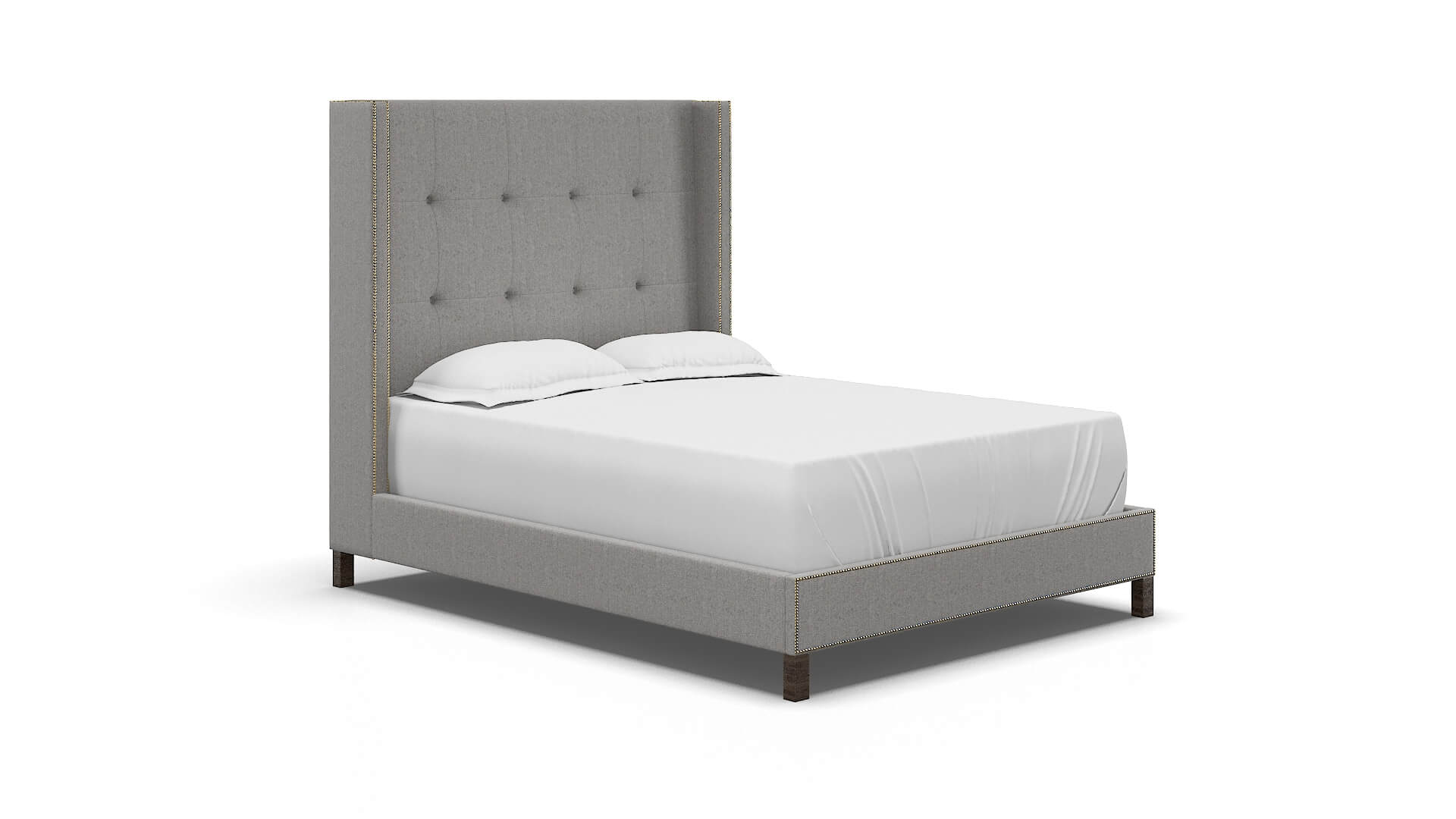 Elias Sasha Silver Bed espresso legs 2