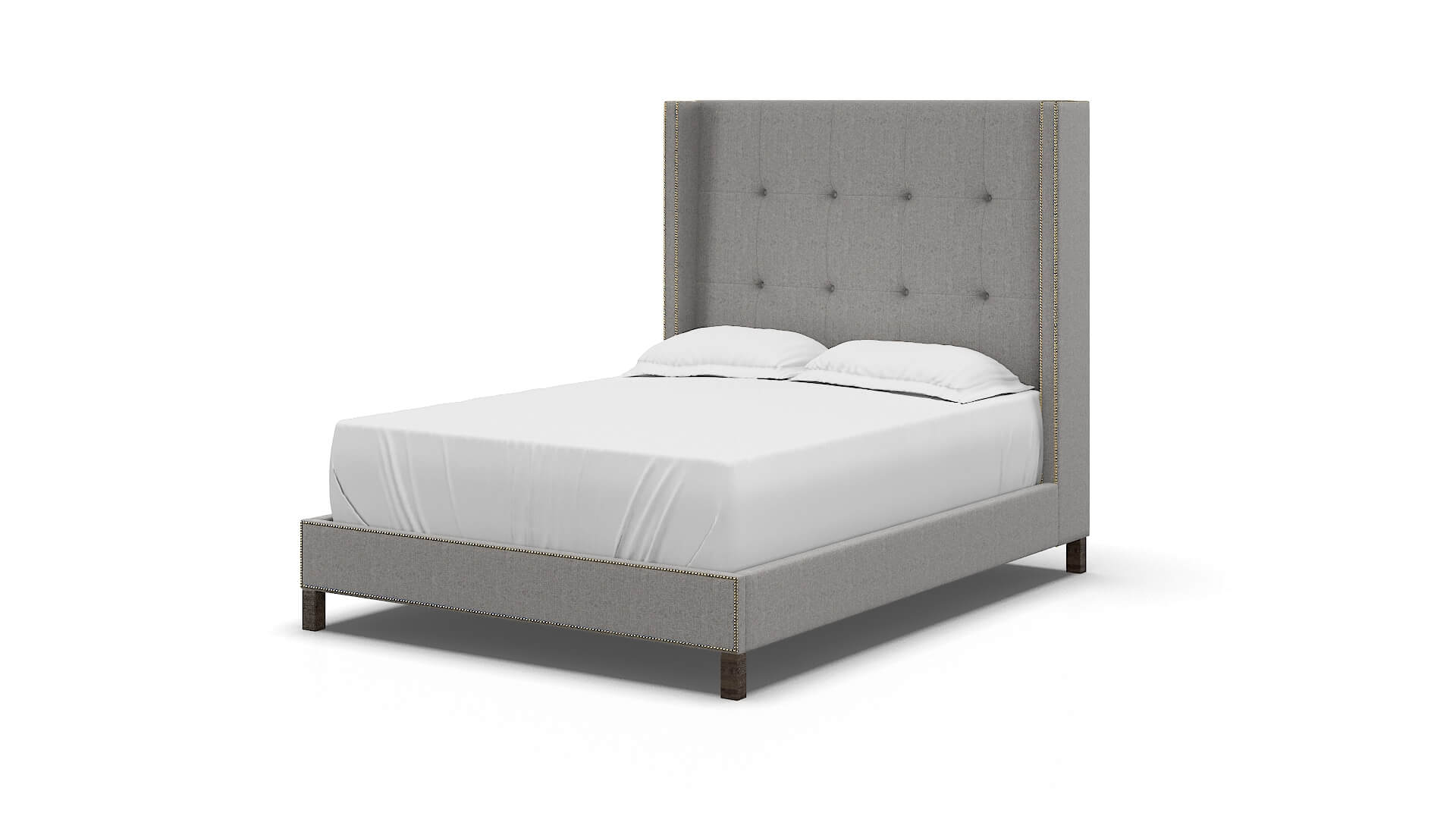 Elias Sasha Silver Bed espresso legs 5