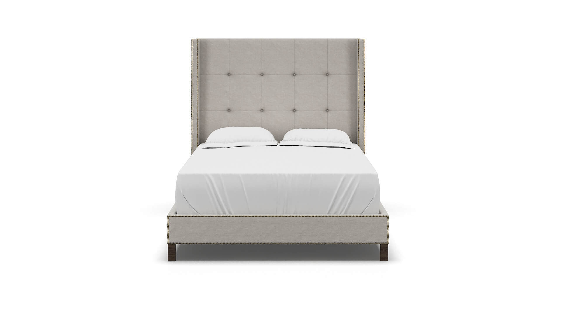 Elias Suave Dove Bed espresso legs 1