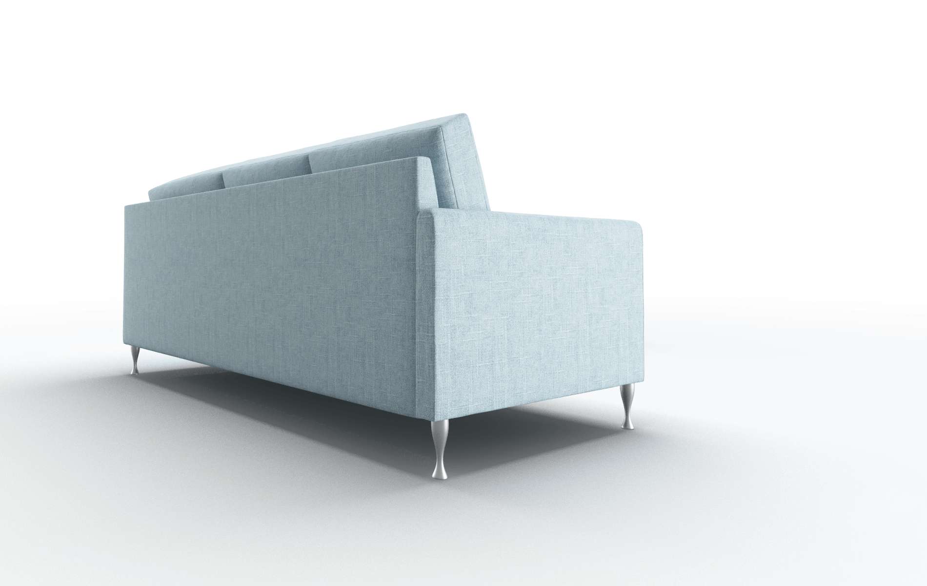 Eureka Atlas Turquoise Sectional metal legs 3