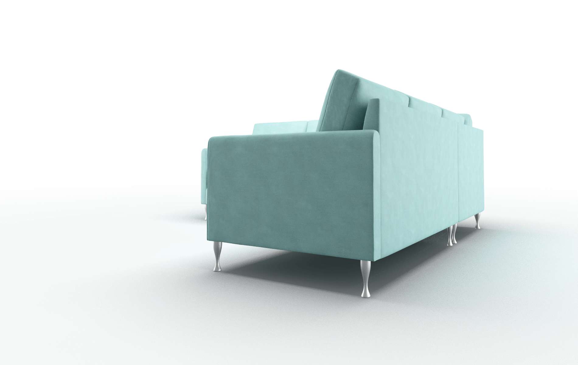 Eureka Avalon_hp Aqua Sectional metal legs 4