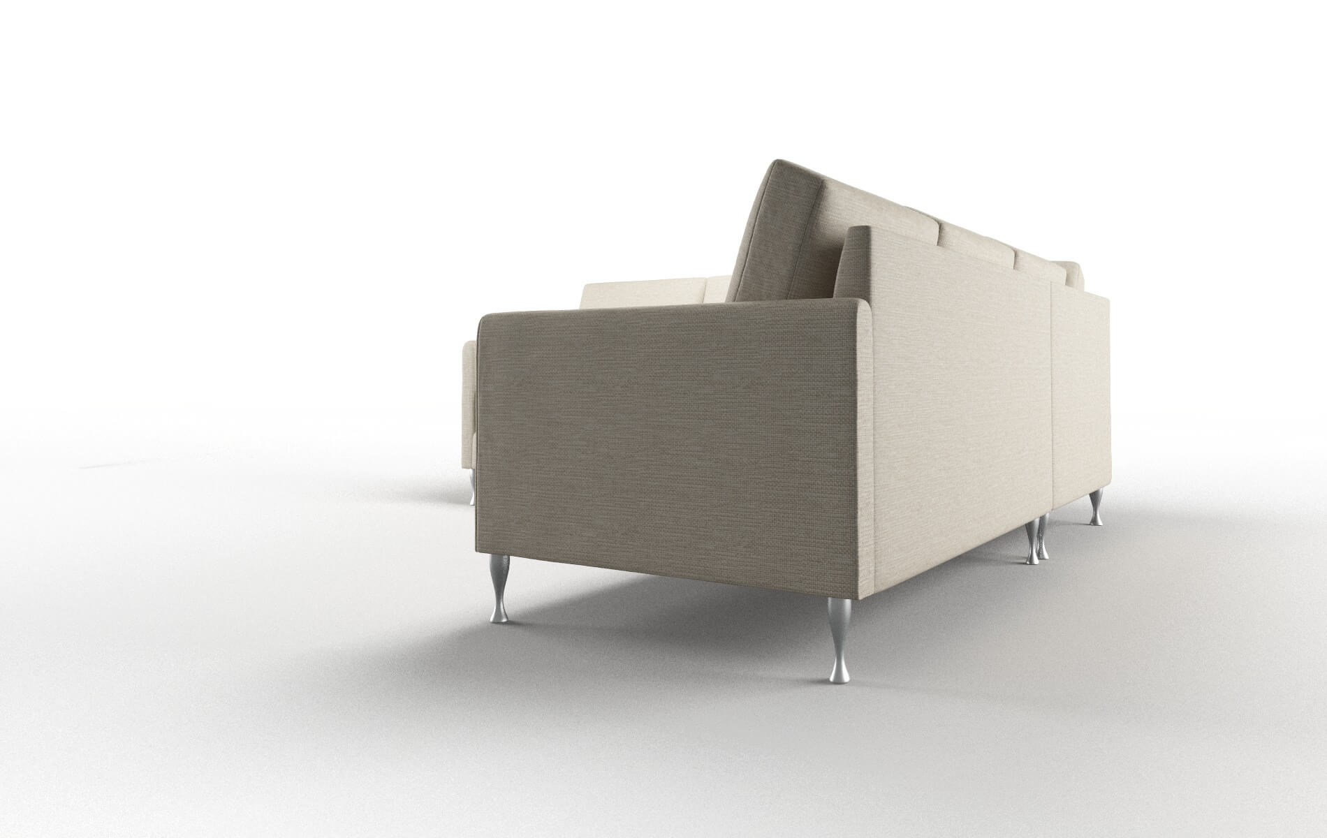 Eureka Avenger Pumice Sectional metal legs 4