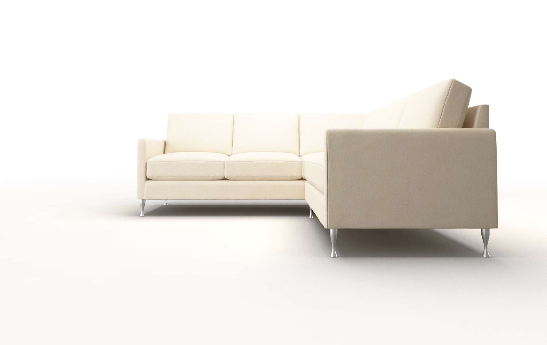 Eureka Bella Buckwheat Sectional metal legs 5