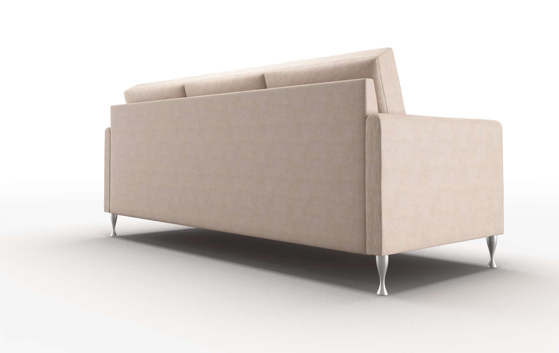 Eureka Bella Pewter Sofa metal legs 5