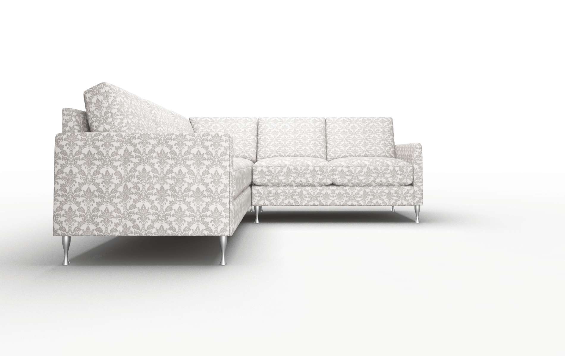 Eureka Bergamo Dove Sectional metal legs 2