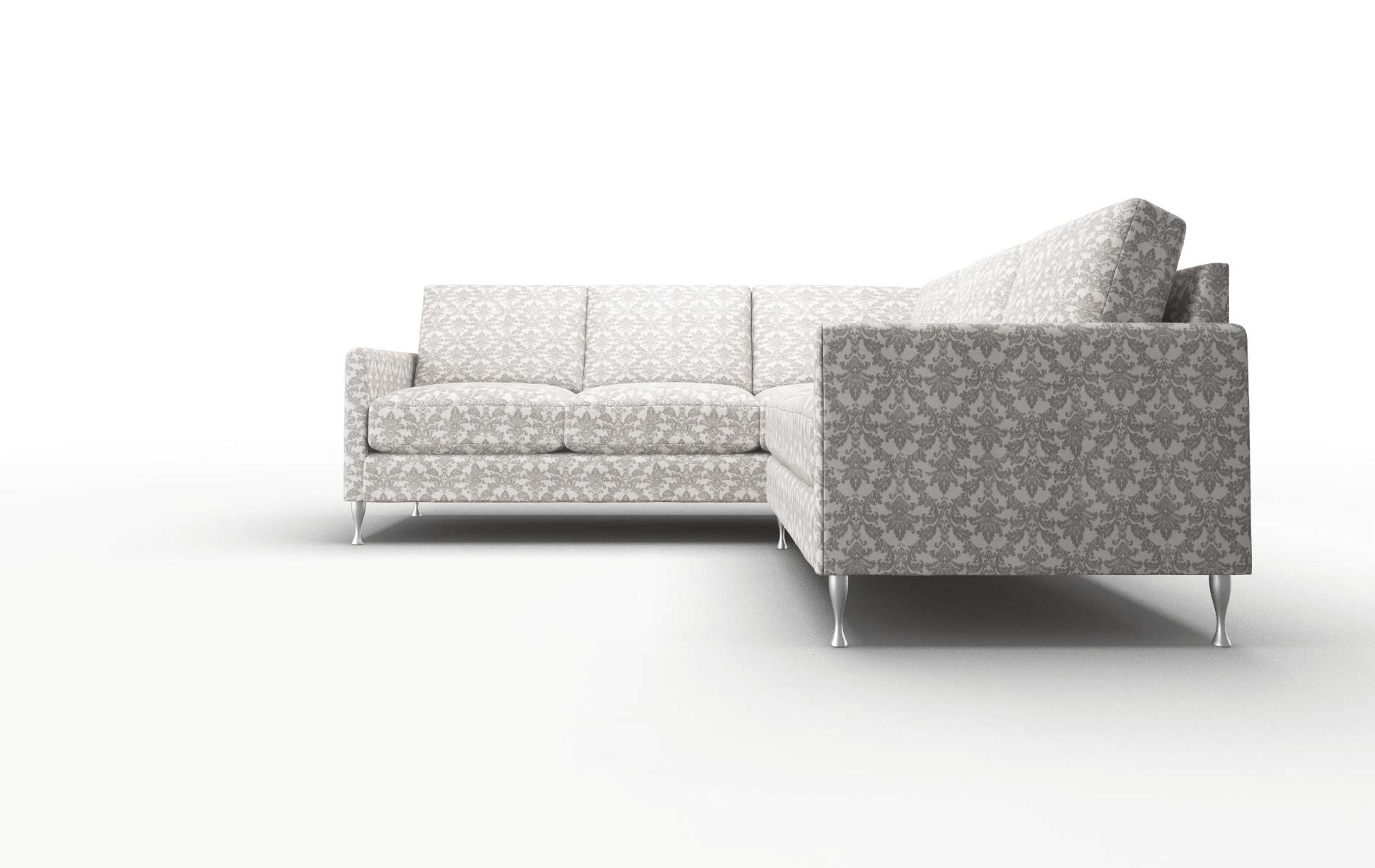 Eureka Bergamo Dove Sectional metal legs 5