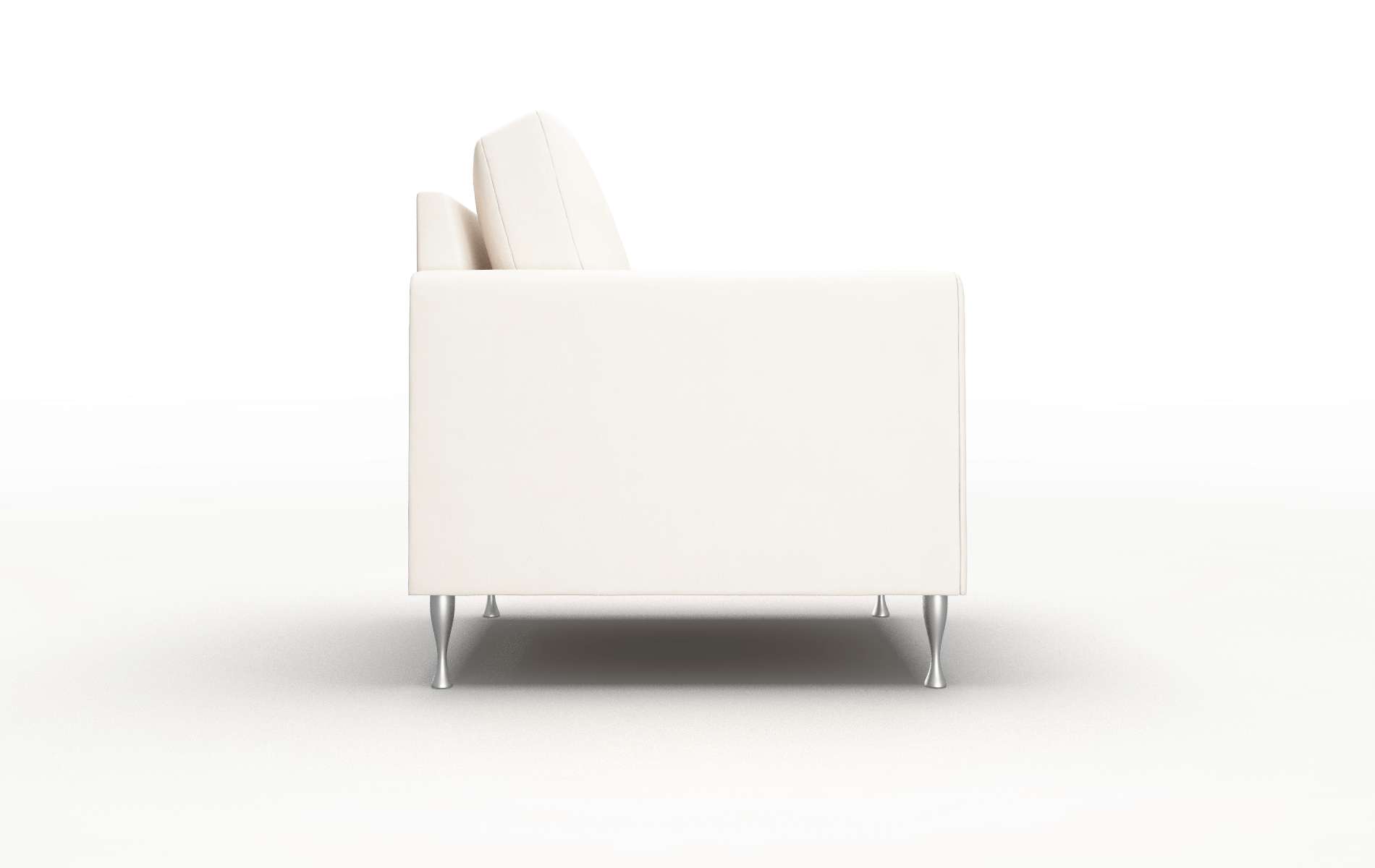 Eureka Blanche Milky Chair metal legs 3