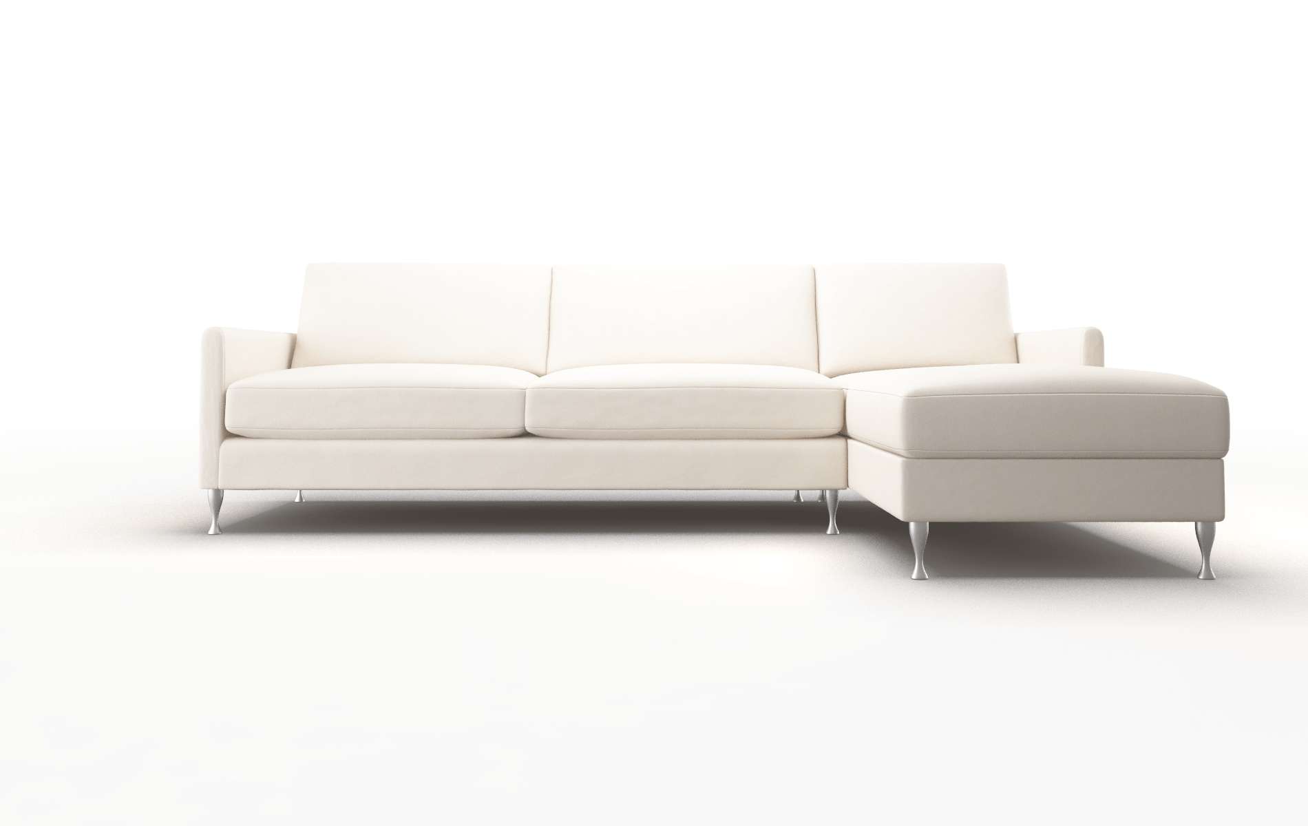 Eureka Blanche Milky Panel metal legs 1