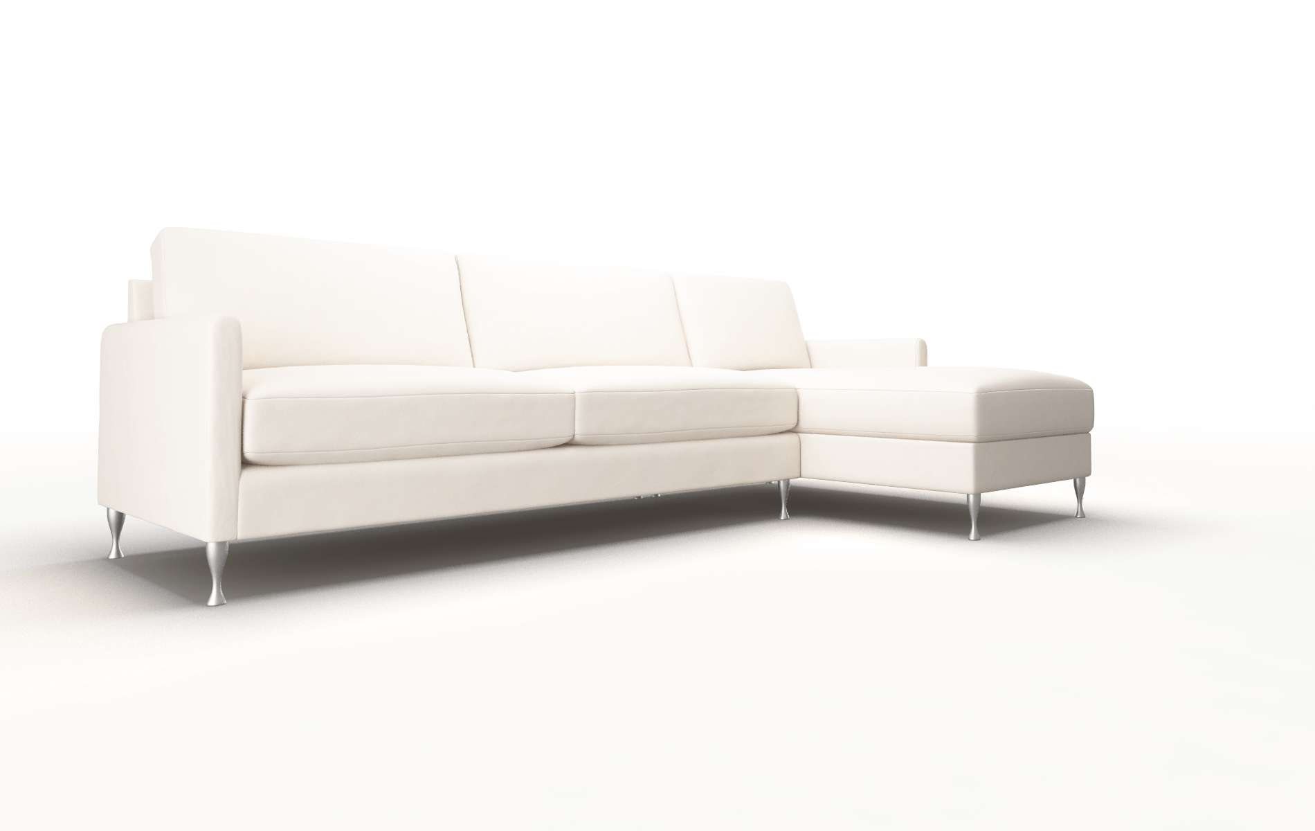 Eureka Blanche Milky Panel metal legs 2