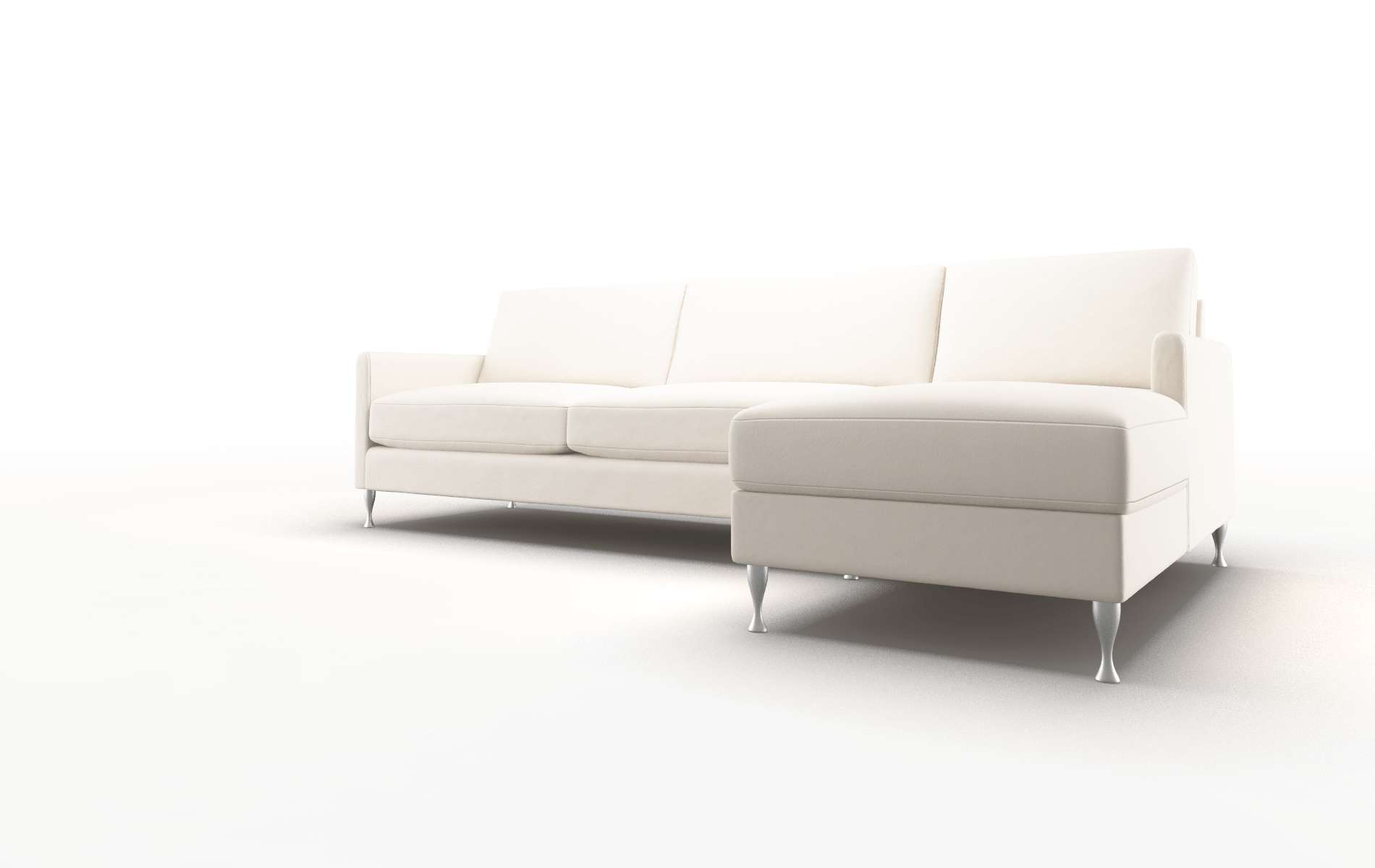 Eureka Blanche Milky Panel metal legs 4