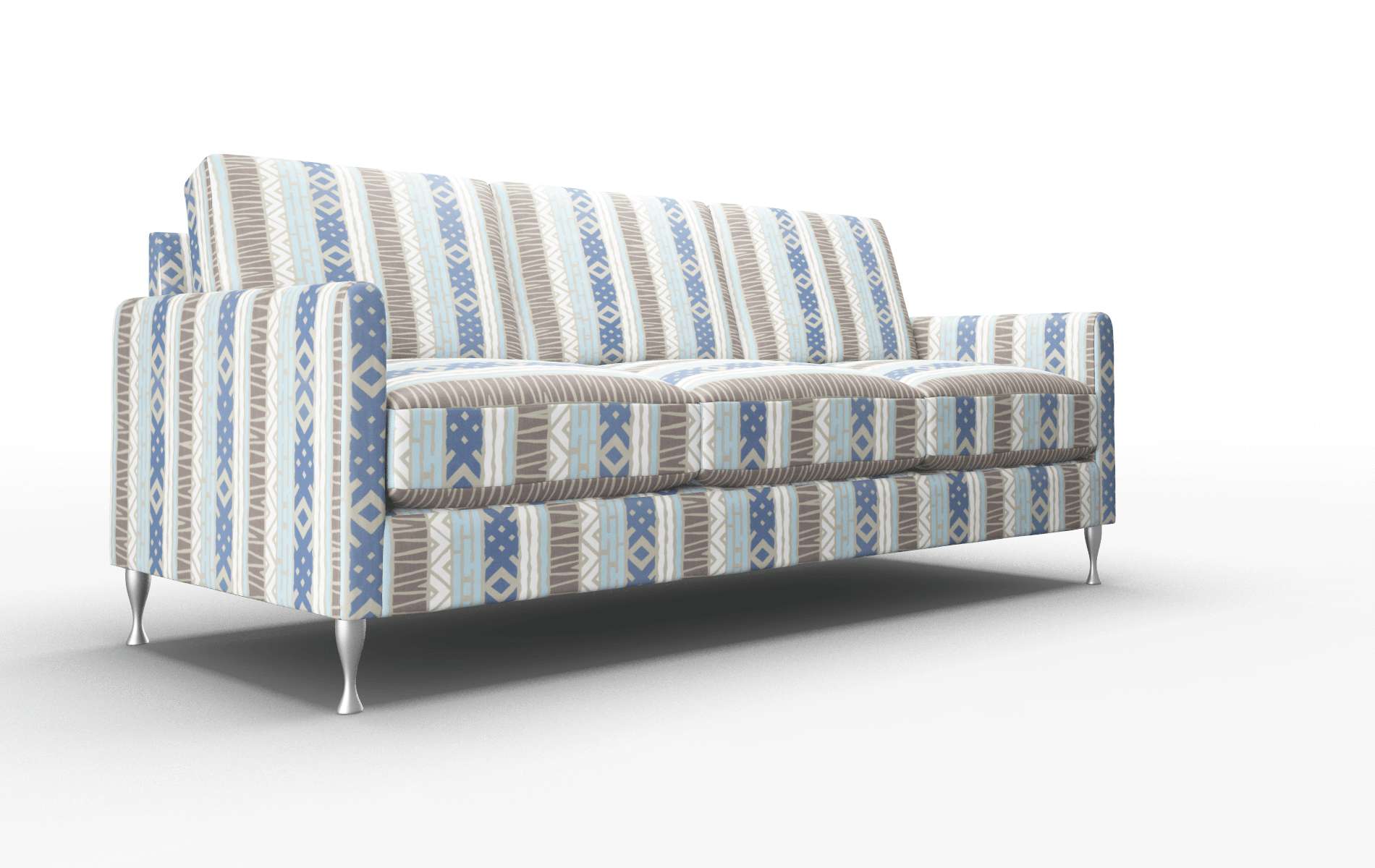 Eureka Bodhi Indigo Sofa metal legs 2