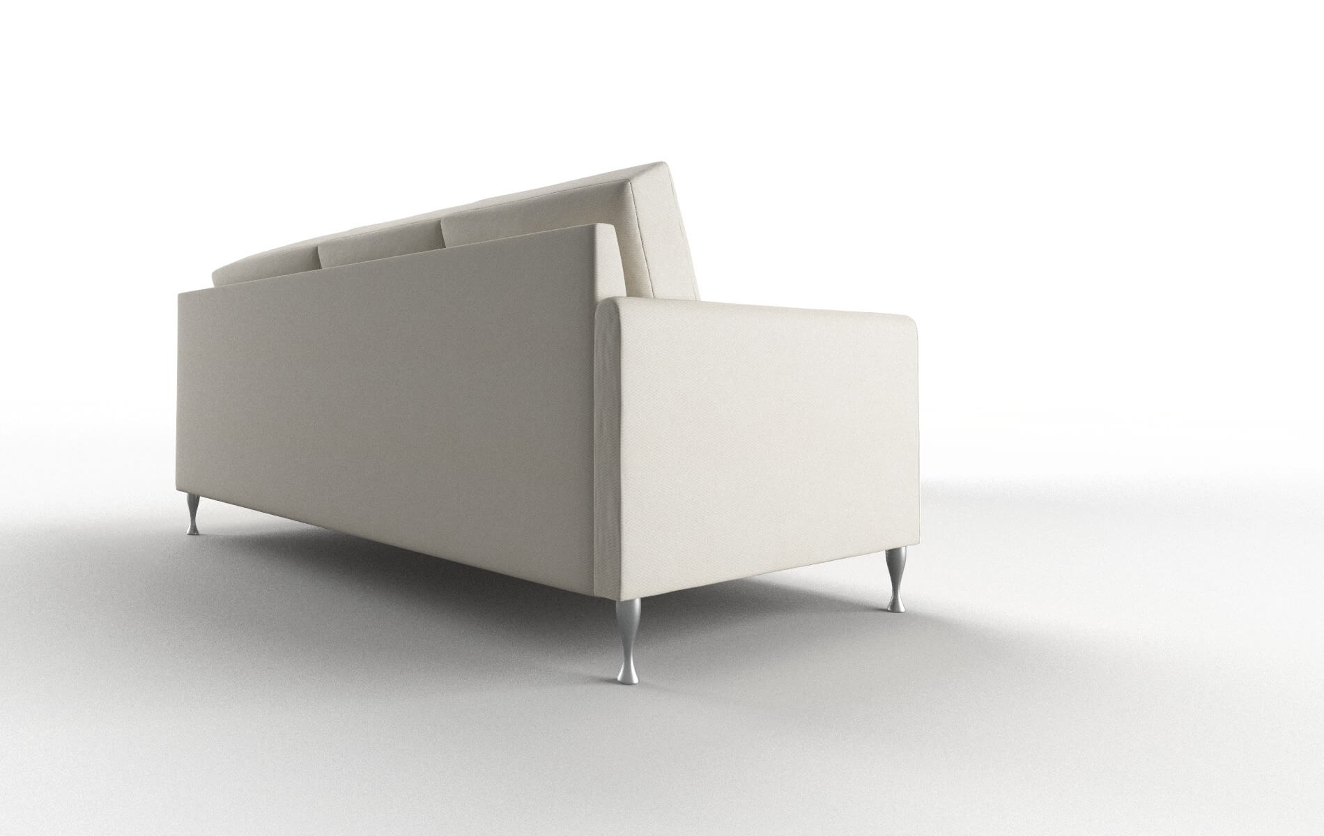 Eureka Bungalow Ivory Sectional metal legs 3