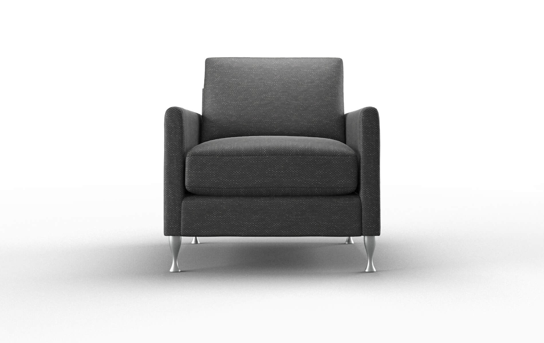 Eureka Chance denim Chair Metal Legs  1