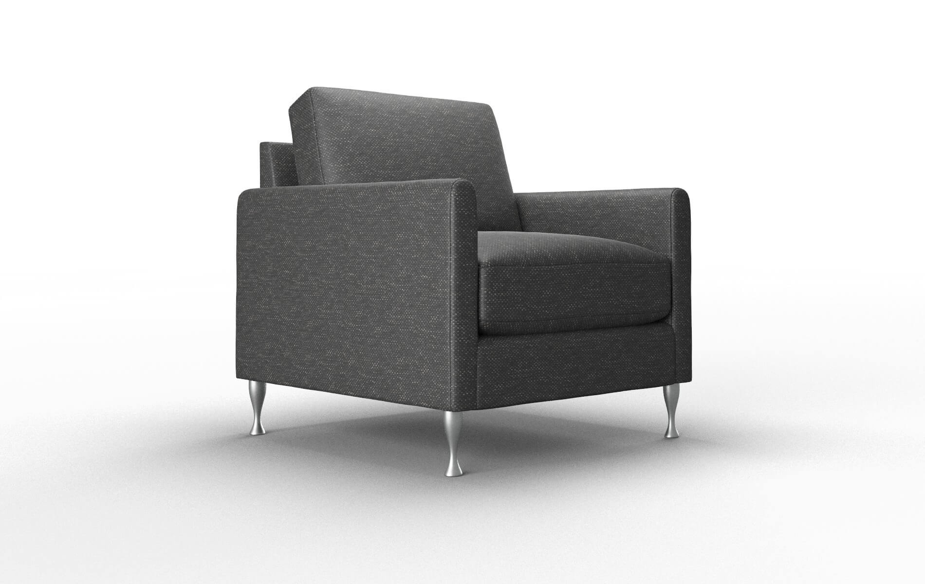 Eureka Chance Denim Chair metal legs 2