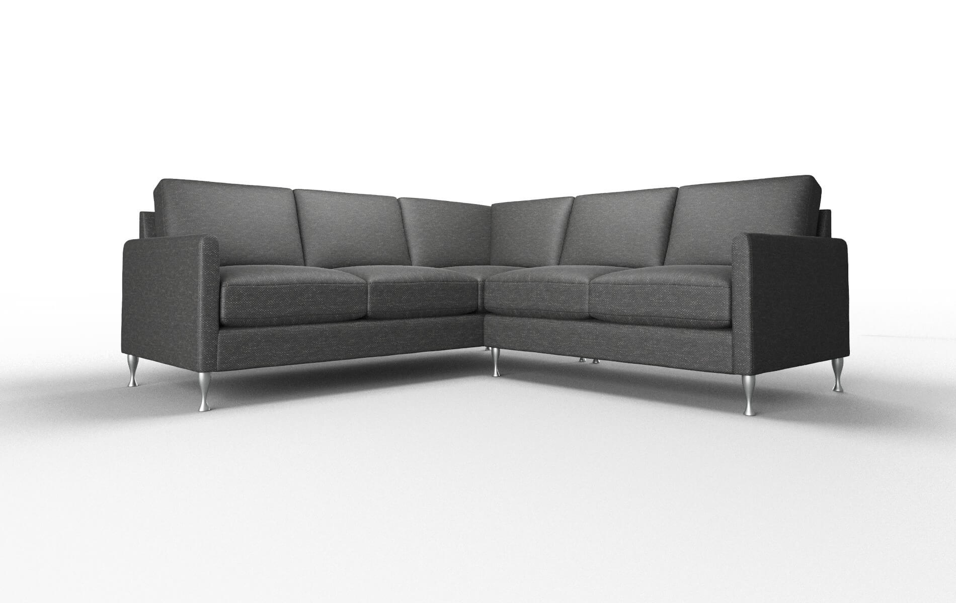 Eureka Chance Denim Sectional metal legs 1