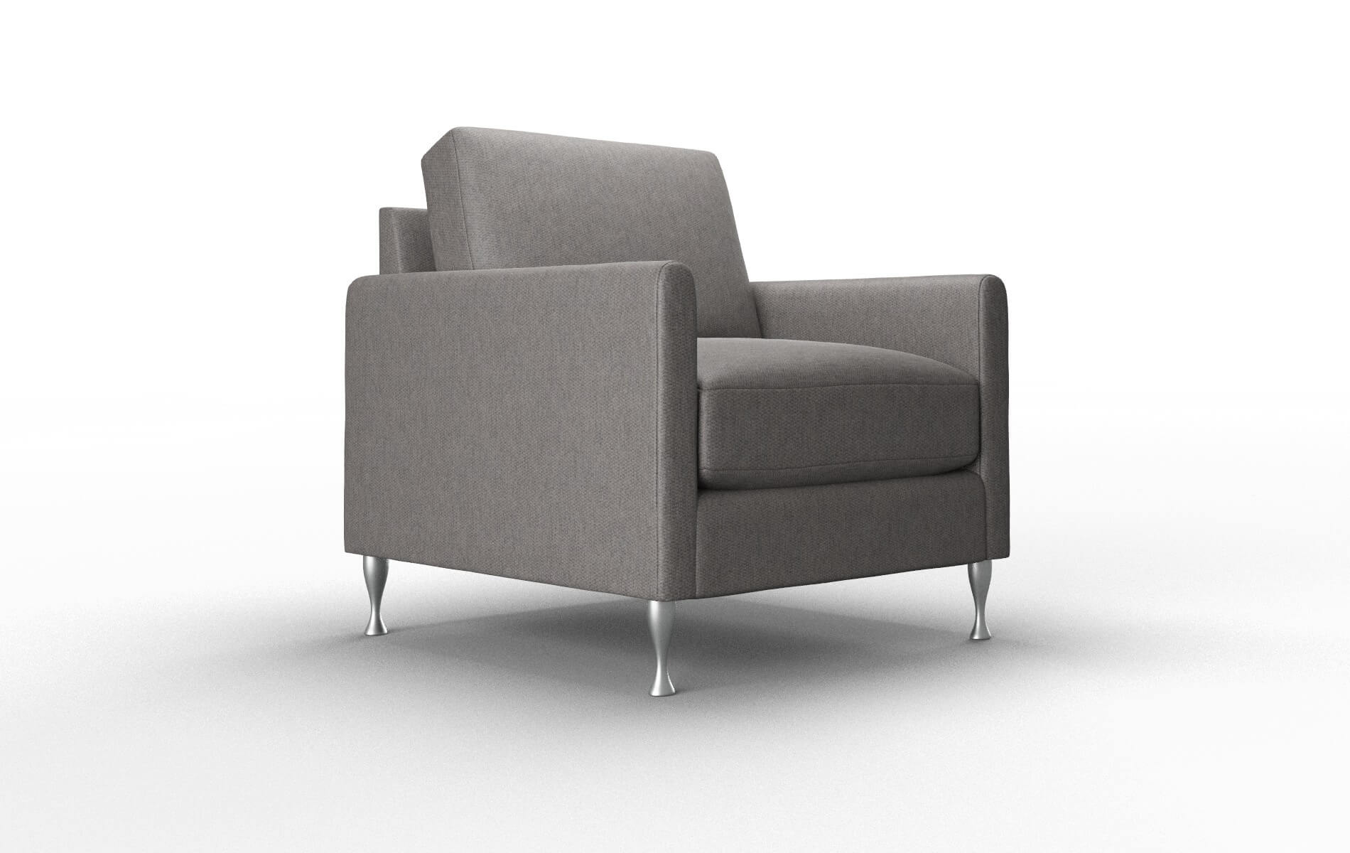 Eureka Cosmo Charcoal Chair metal legs 2