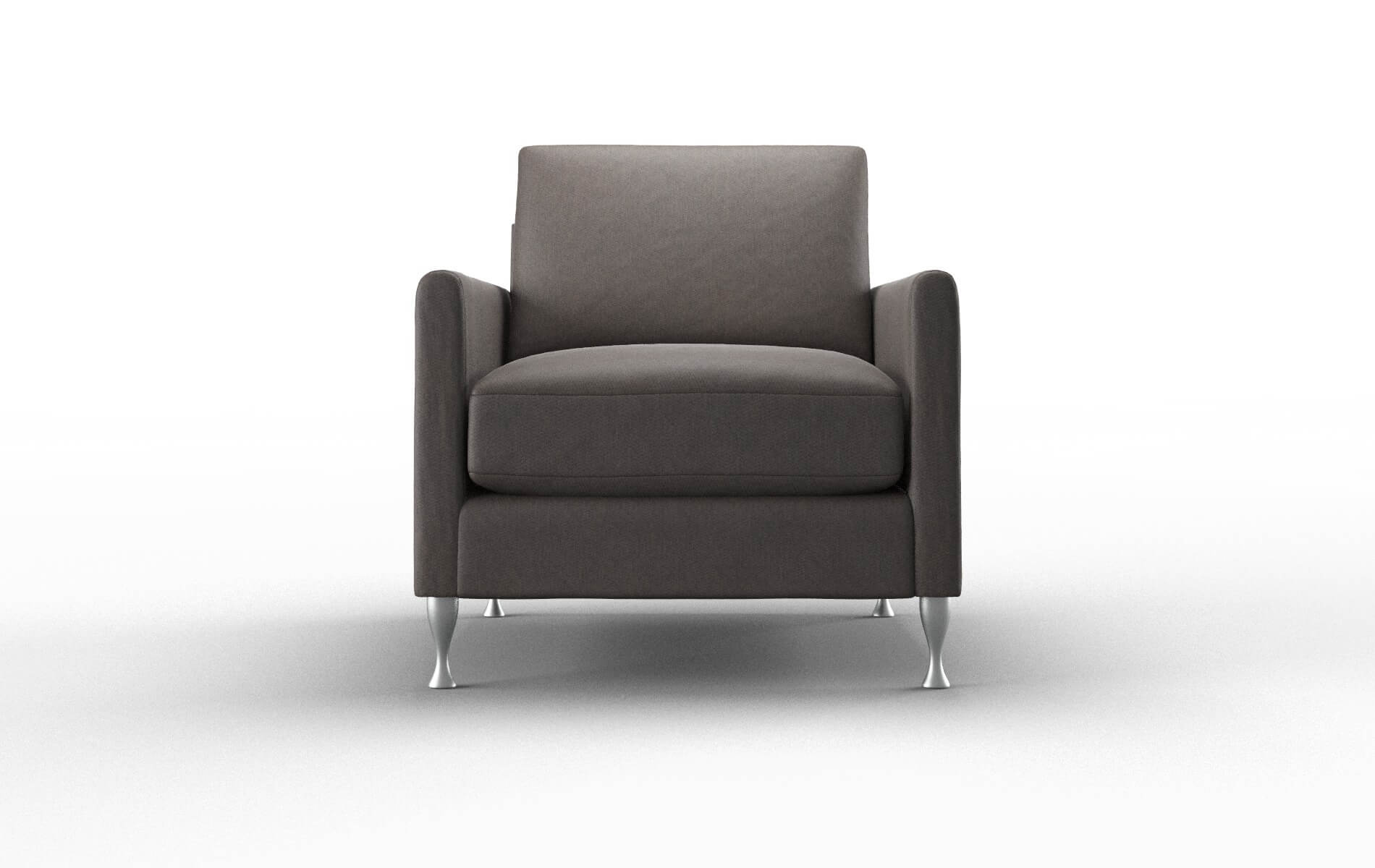 Eureka Cosmo chocolate Chair Metal Legs  1