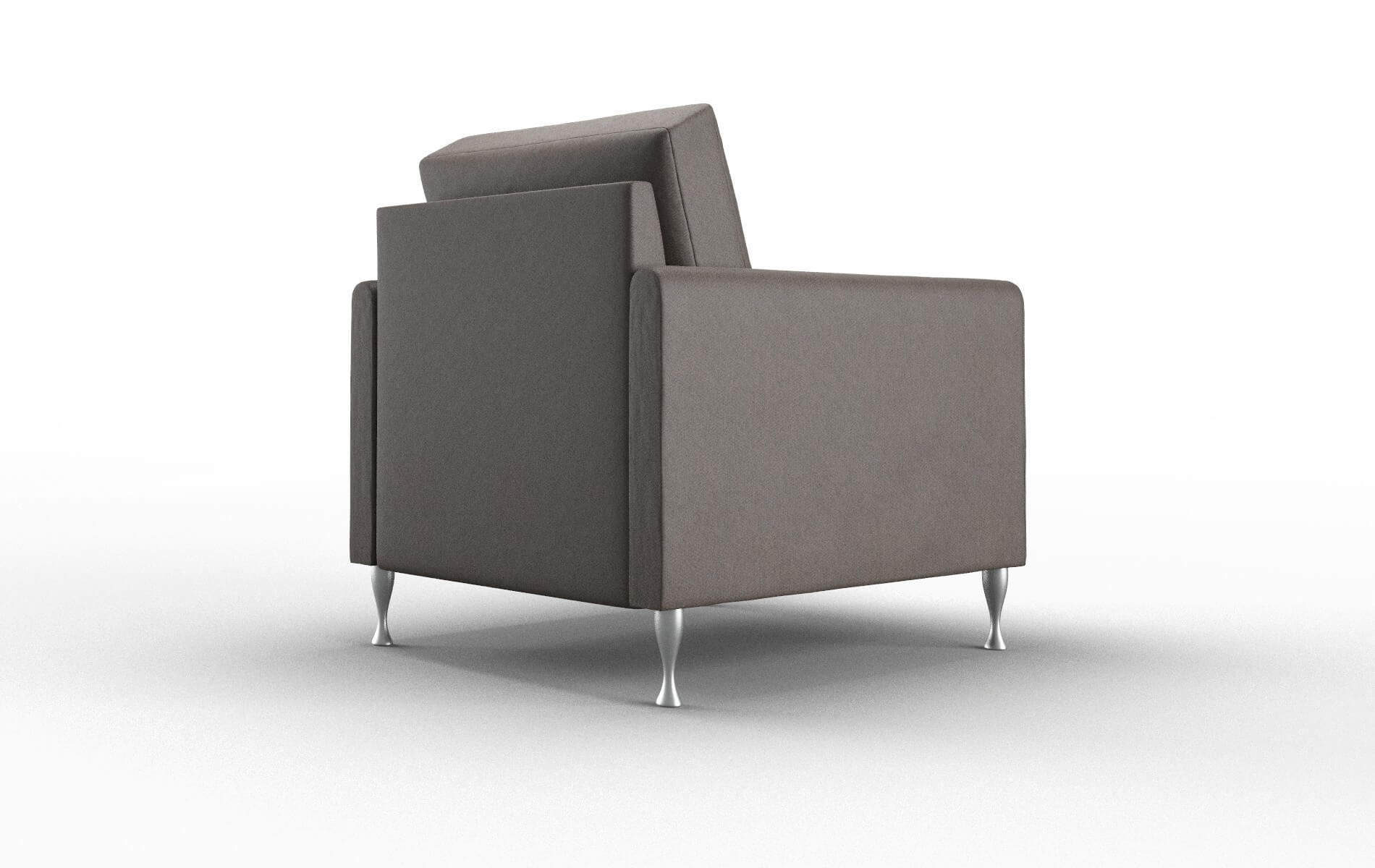 Eureka Cosmo Chocolate Chair metal legs 5