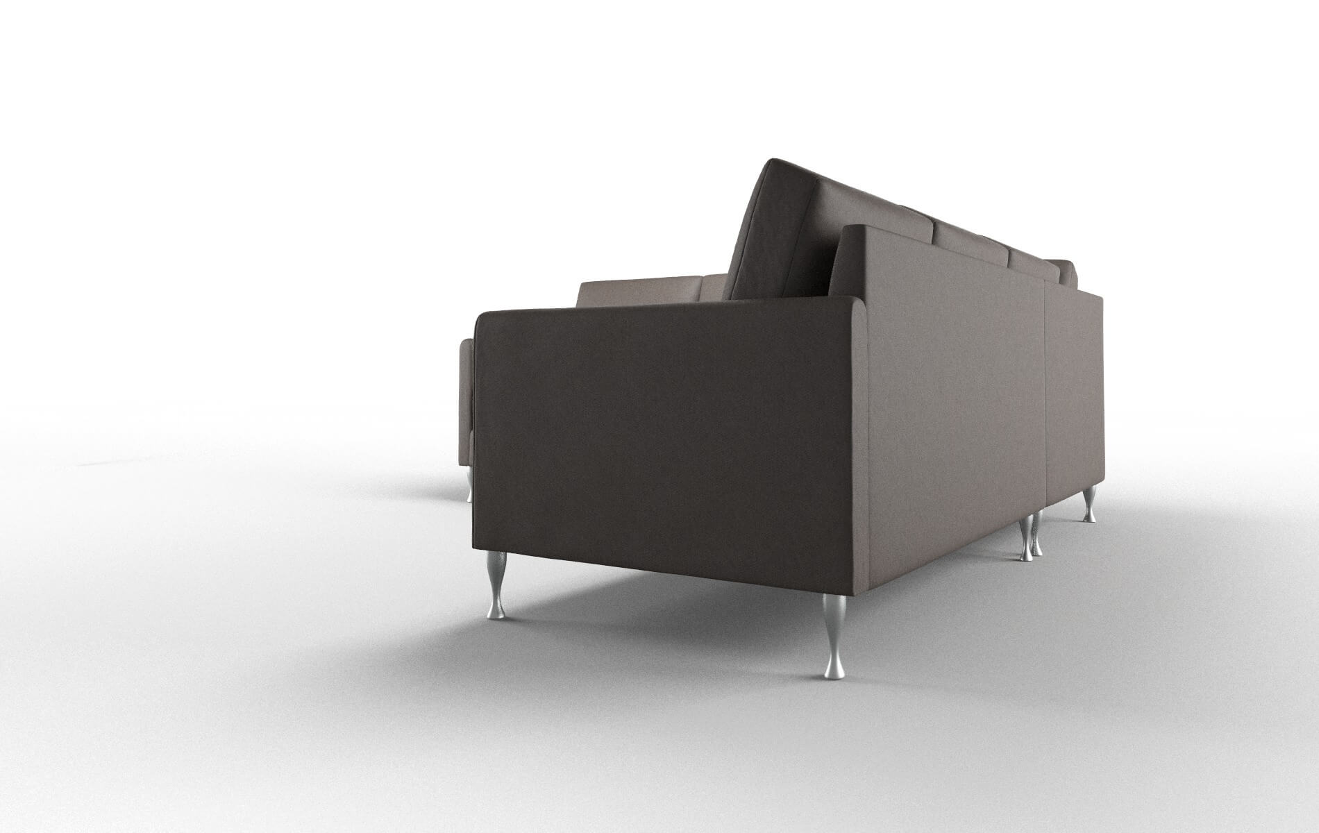 Eureka Cosmo Chocolate Sectional metal legs 4