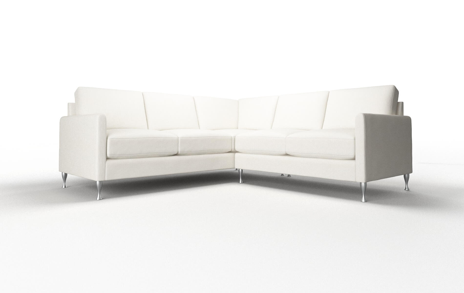 Eureka Cosmo Ivory Sectional metal legs 1