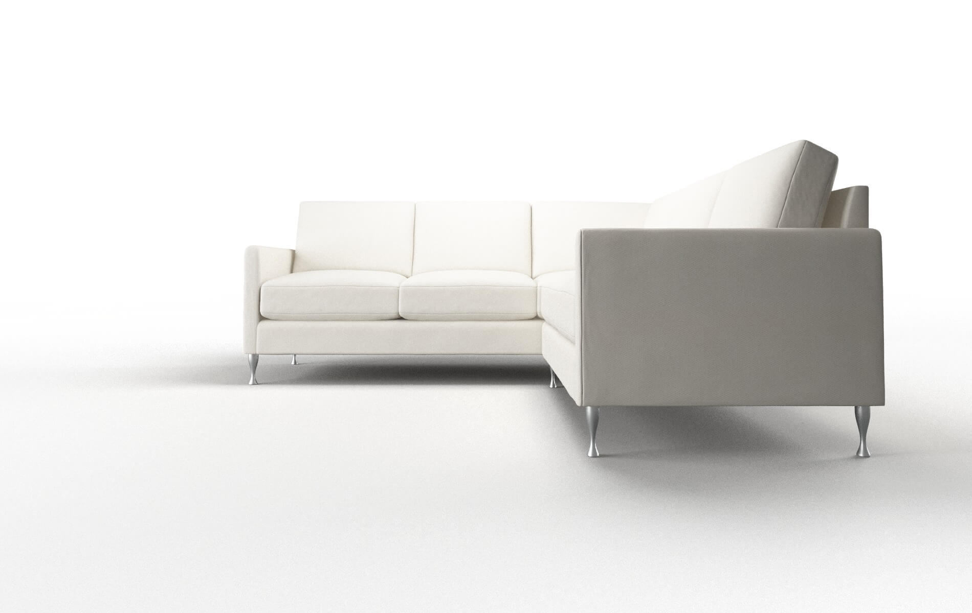 Eureka Cosmo Ivory Sectional metal legs 5