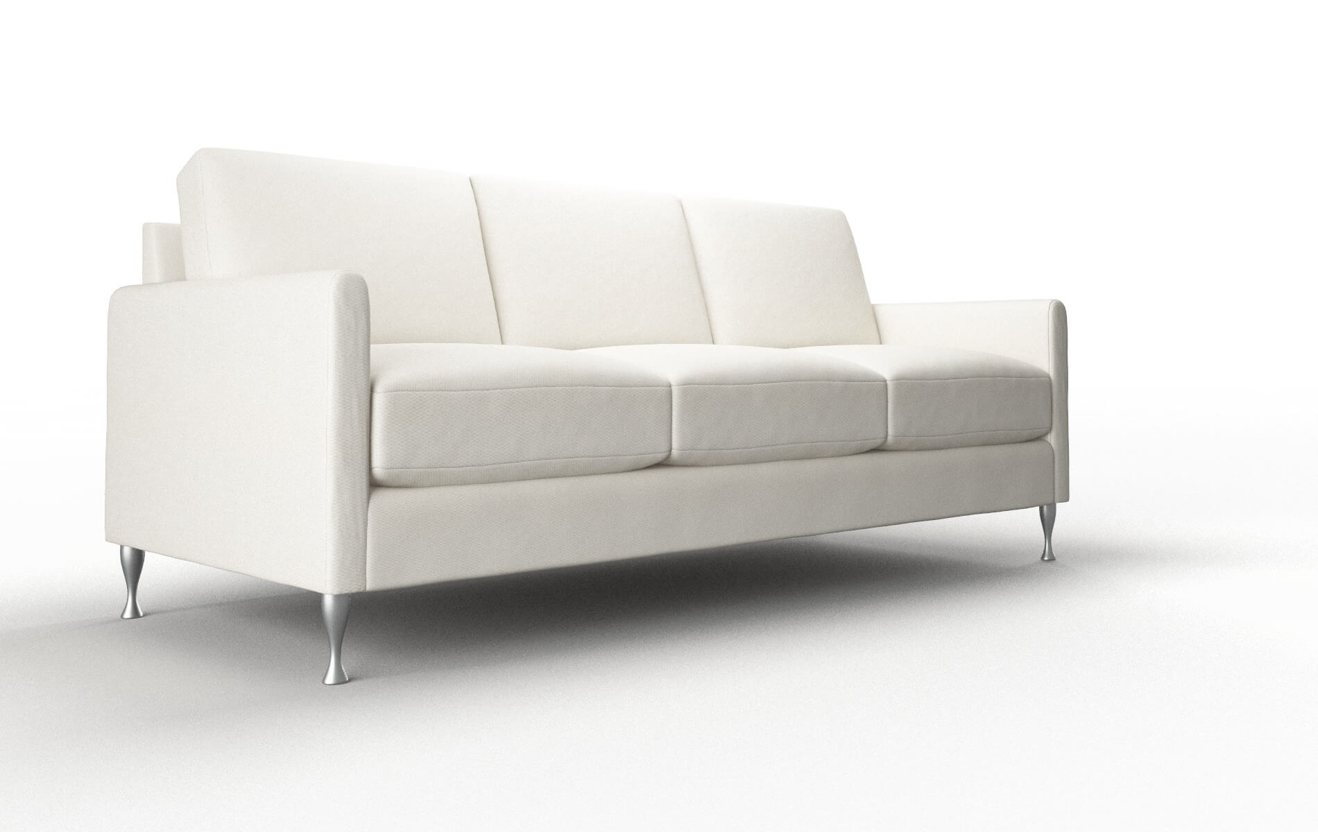 Eureka Cosmo Ivory Sofa metal legs 2