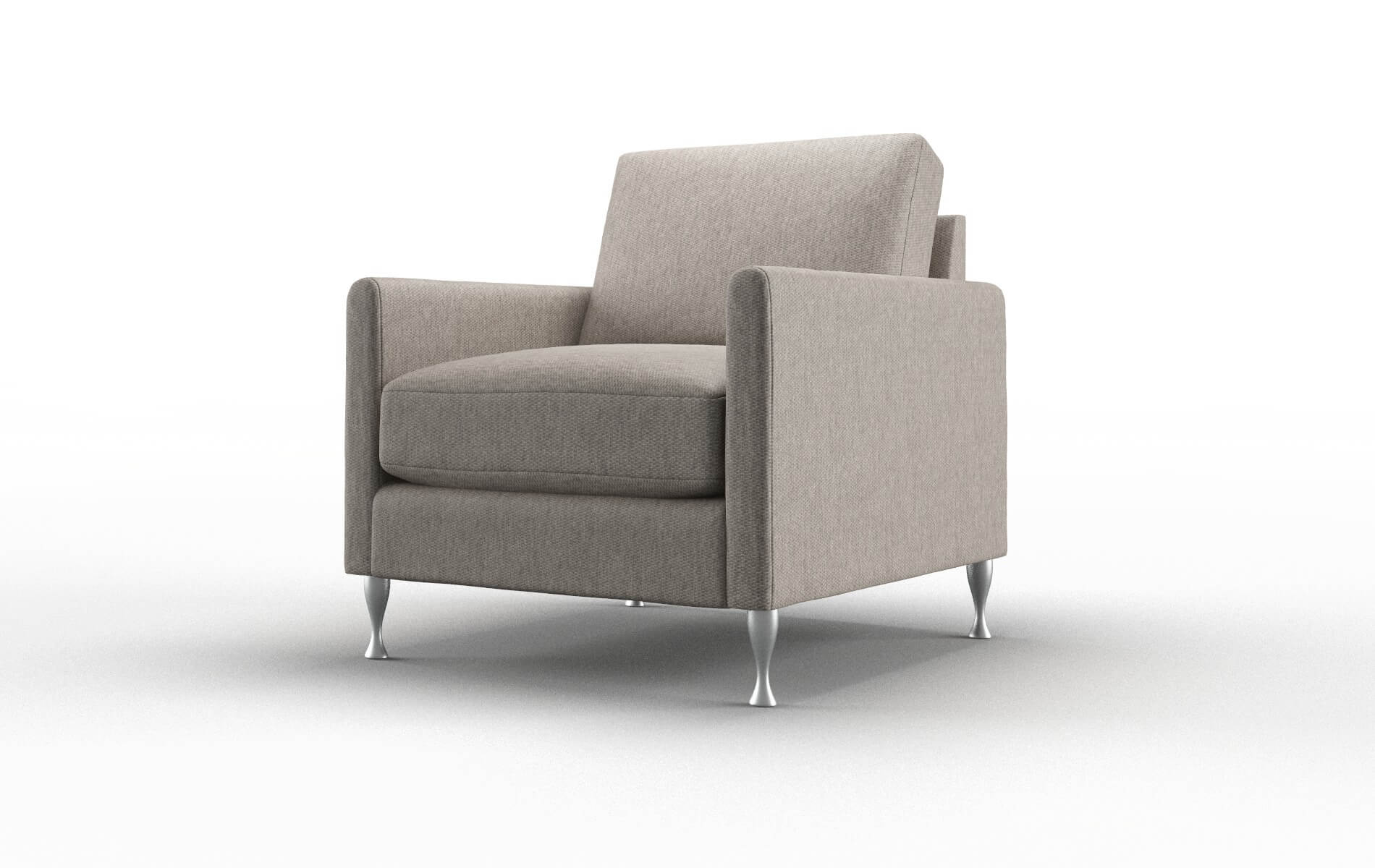 Eureka Cosmo Taupe Chair metal legs 4