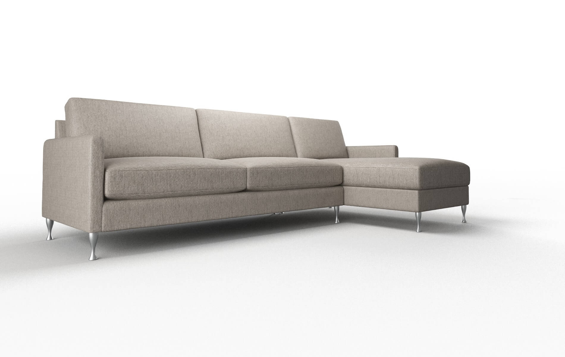 Eureka Cosmo Taupe Panel metal legs 2