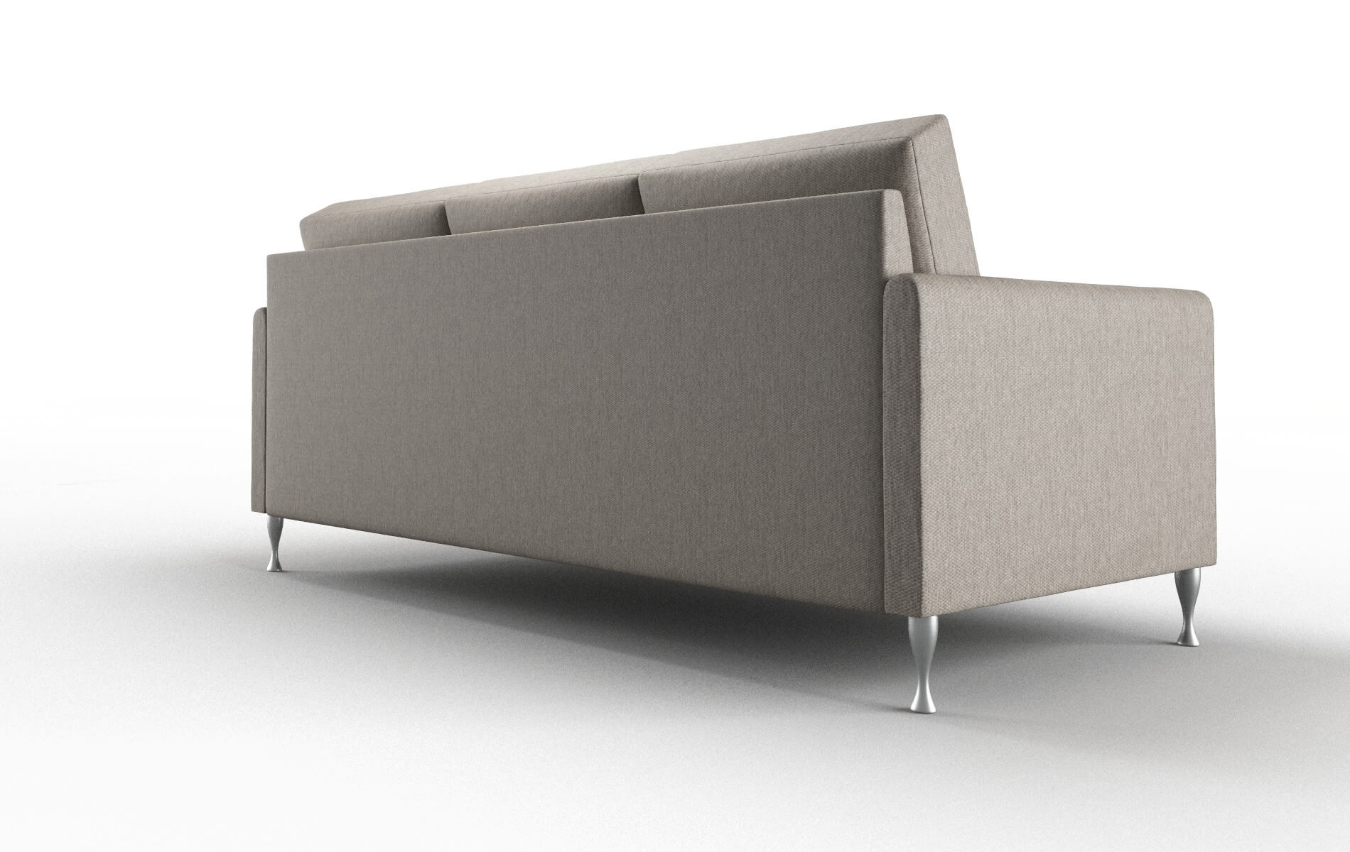 Eureka Cosmo Taupe Sofa metal legs 5