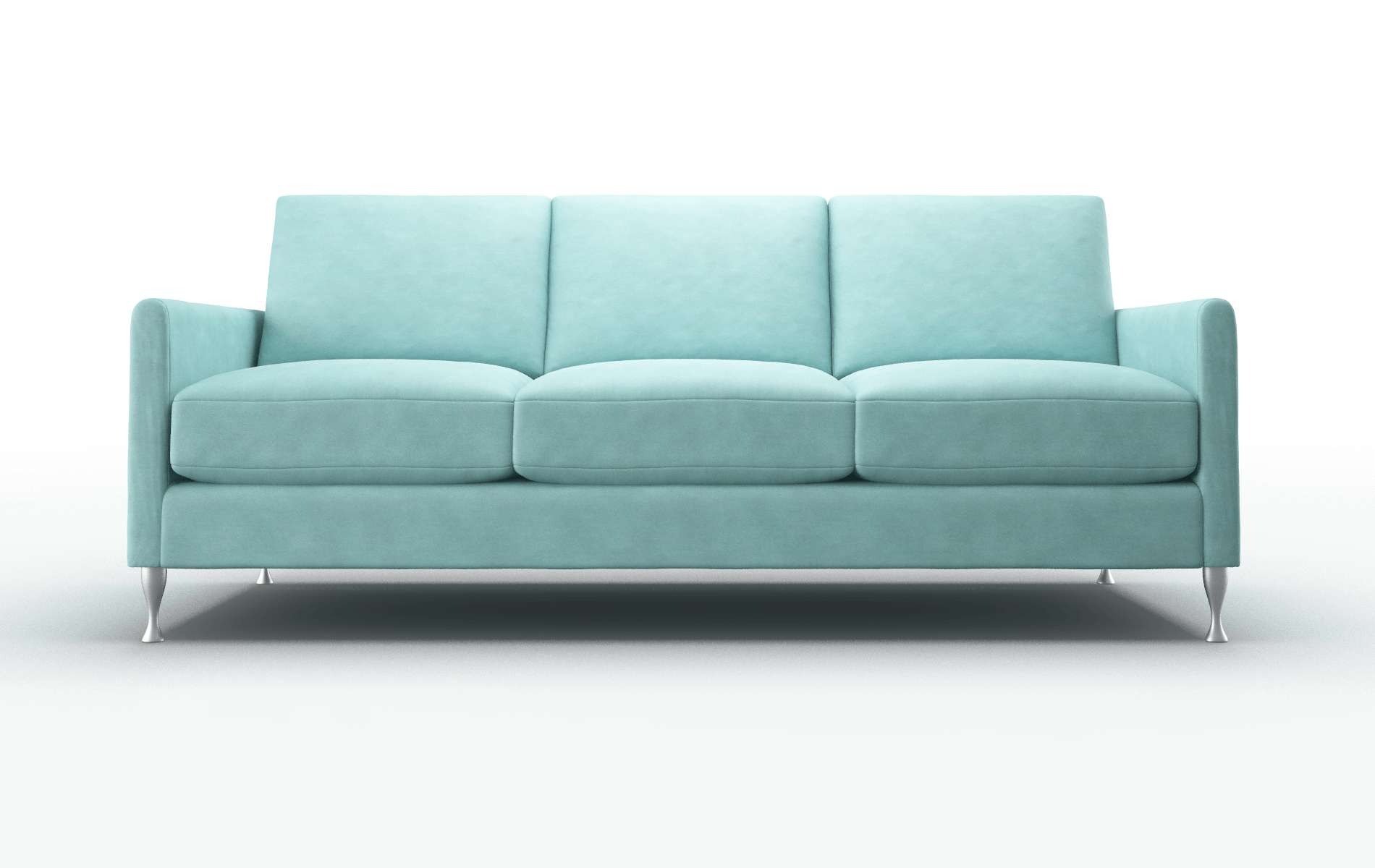 Eureka Curious turquoise Sofa Metal Legs  1