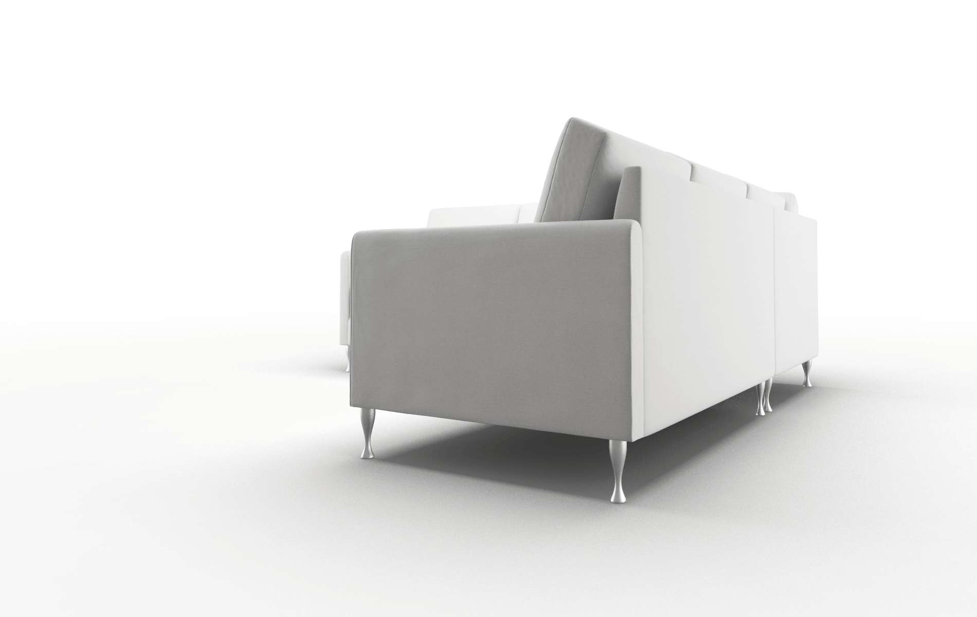 Eureka Dawson Platinum Sectional metal legs 4