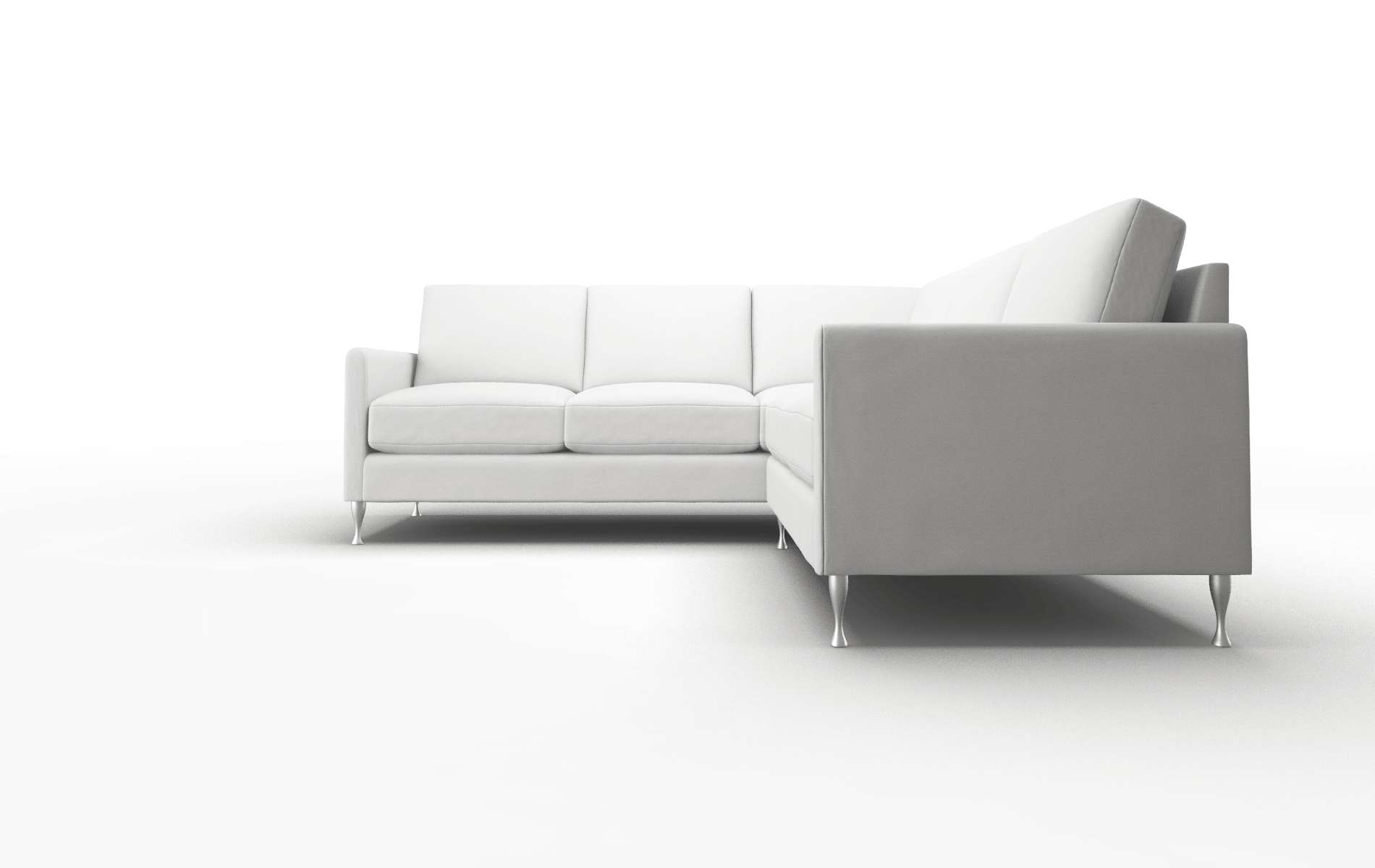 Eureka Dawson Platinum Sectional metal legs 5