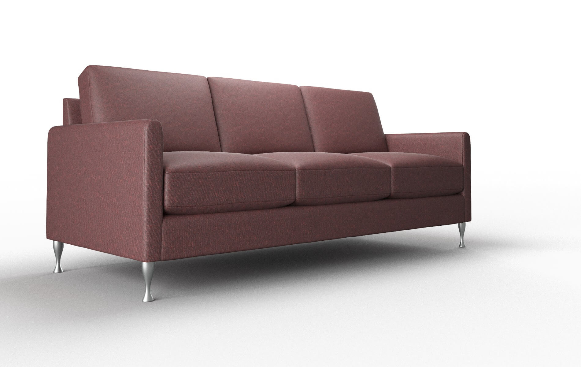 Eureka Derby Berry Sofa metal legs 2