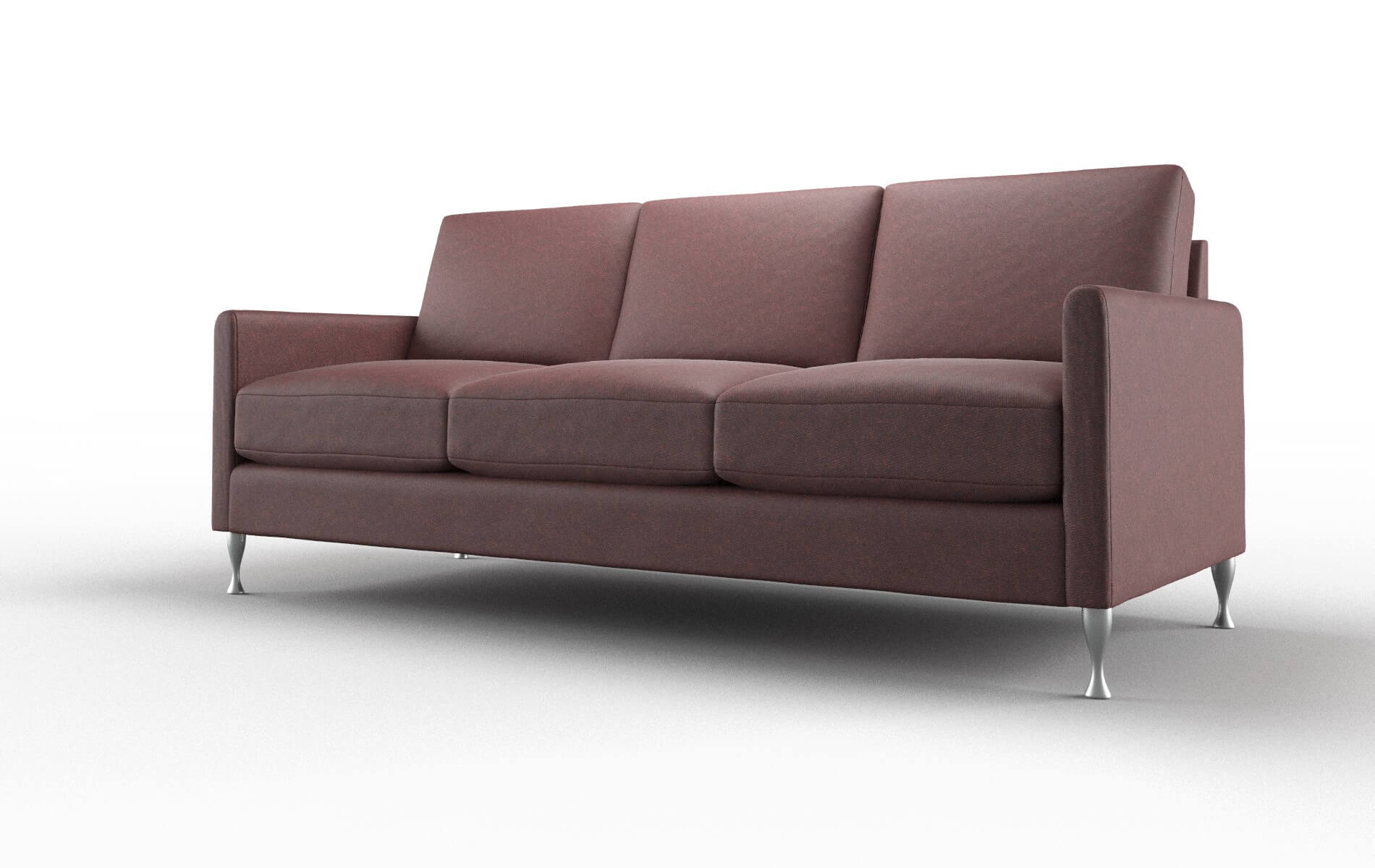 Eureka Derby Berry Sofa metal legs 4