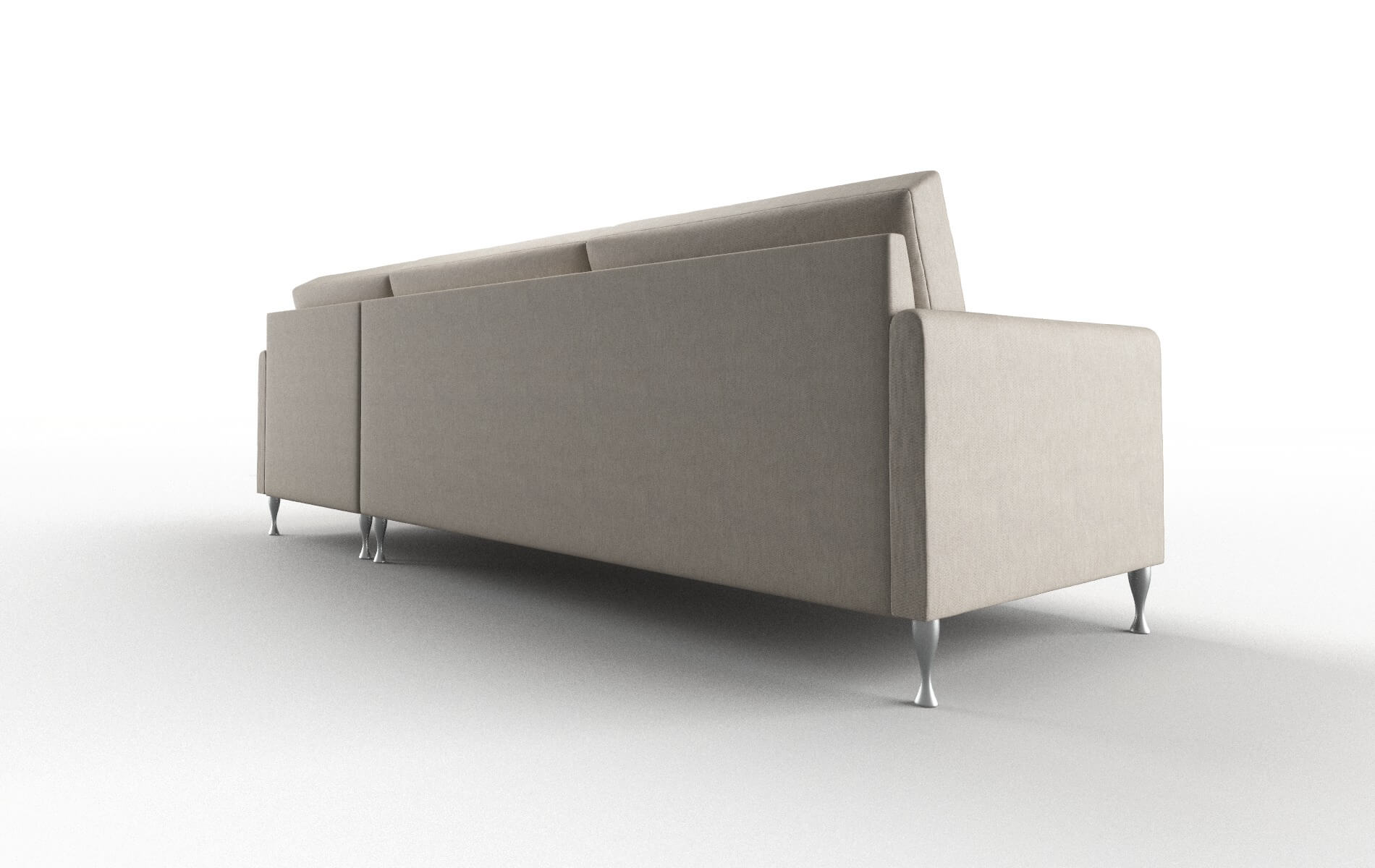 Eureka Derby Linen Panel metal legs 5