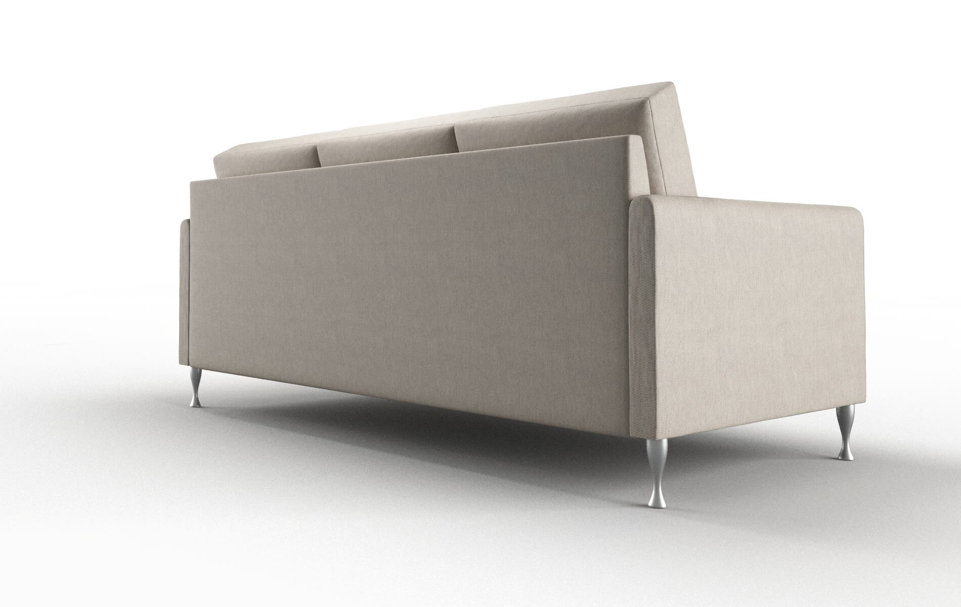 Eureka Derby Linen Sofa metal legs 5