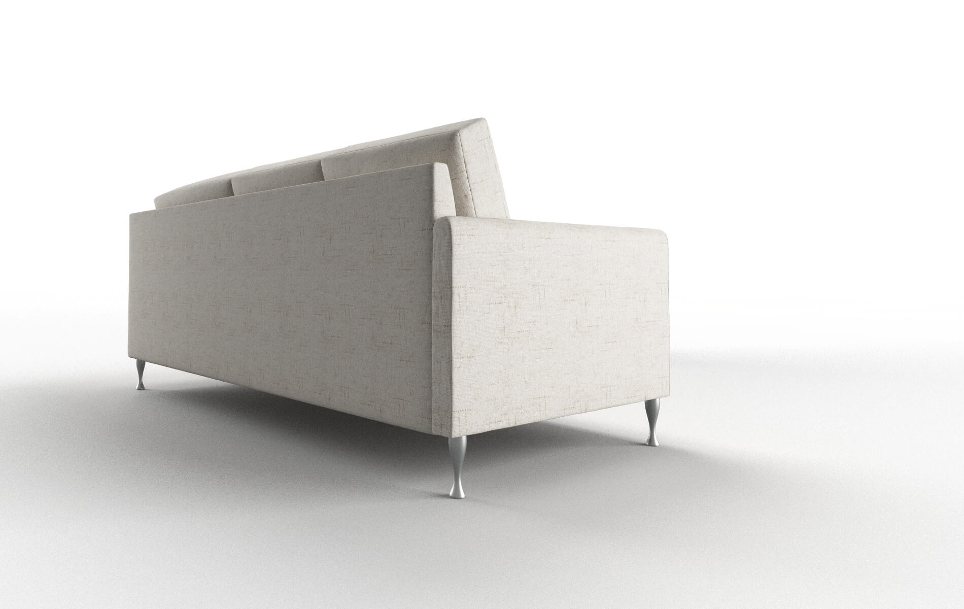 Eureka Derby Taupe Sectional metal legs 3