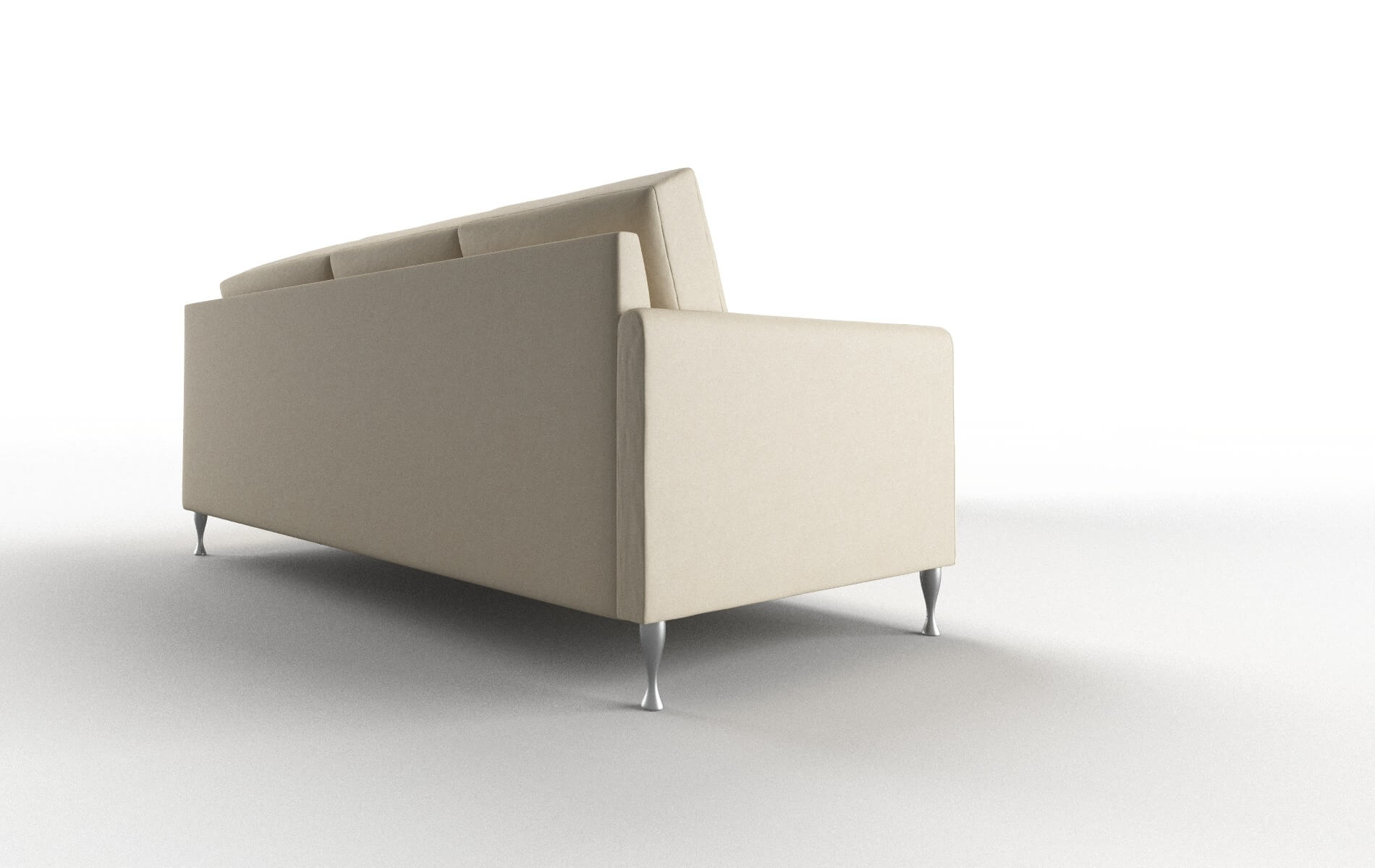 Eureka Dream_d Almond Sectional metal legs 3