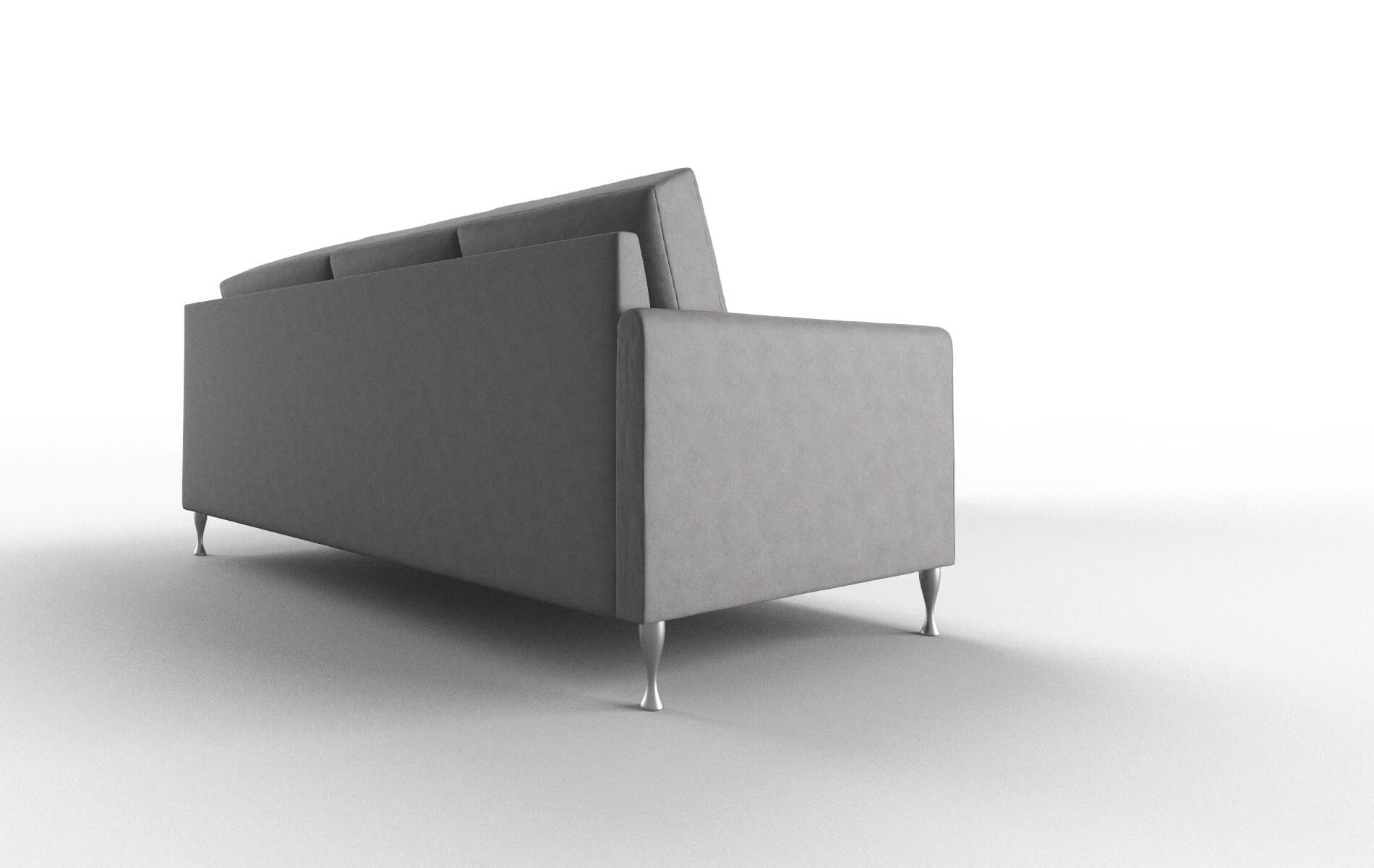 Eureka Dream_d Charcoal Sectional metal legs 3