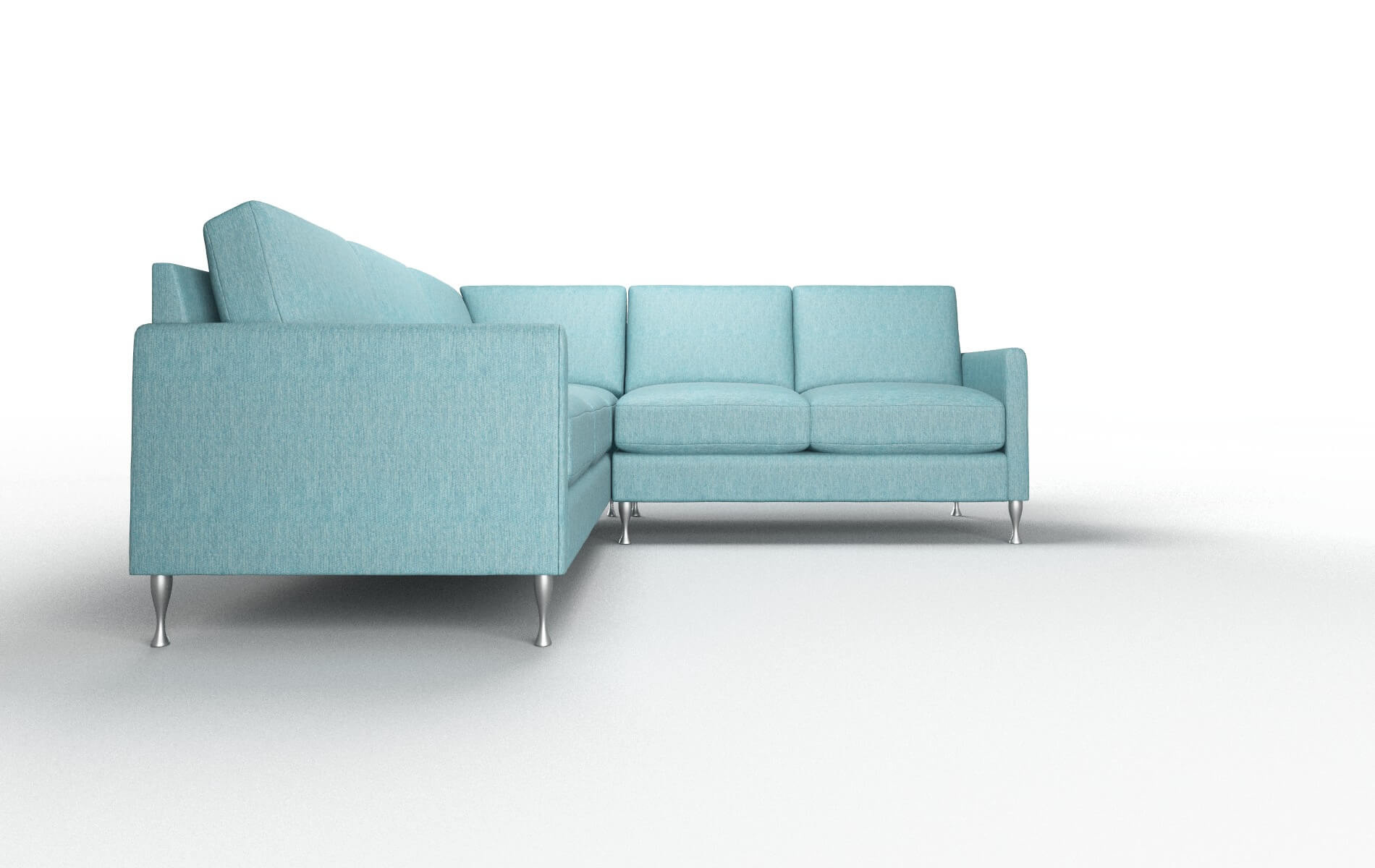 Eureka Durham Pine Sectional metal legs 2