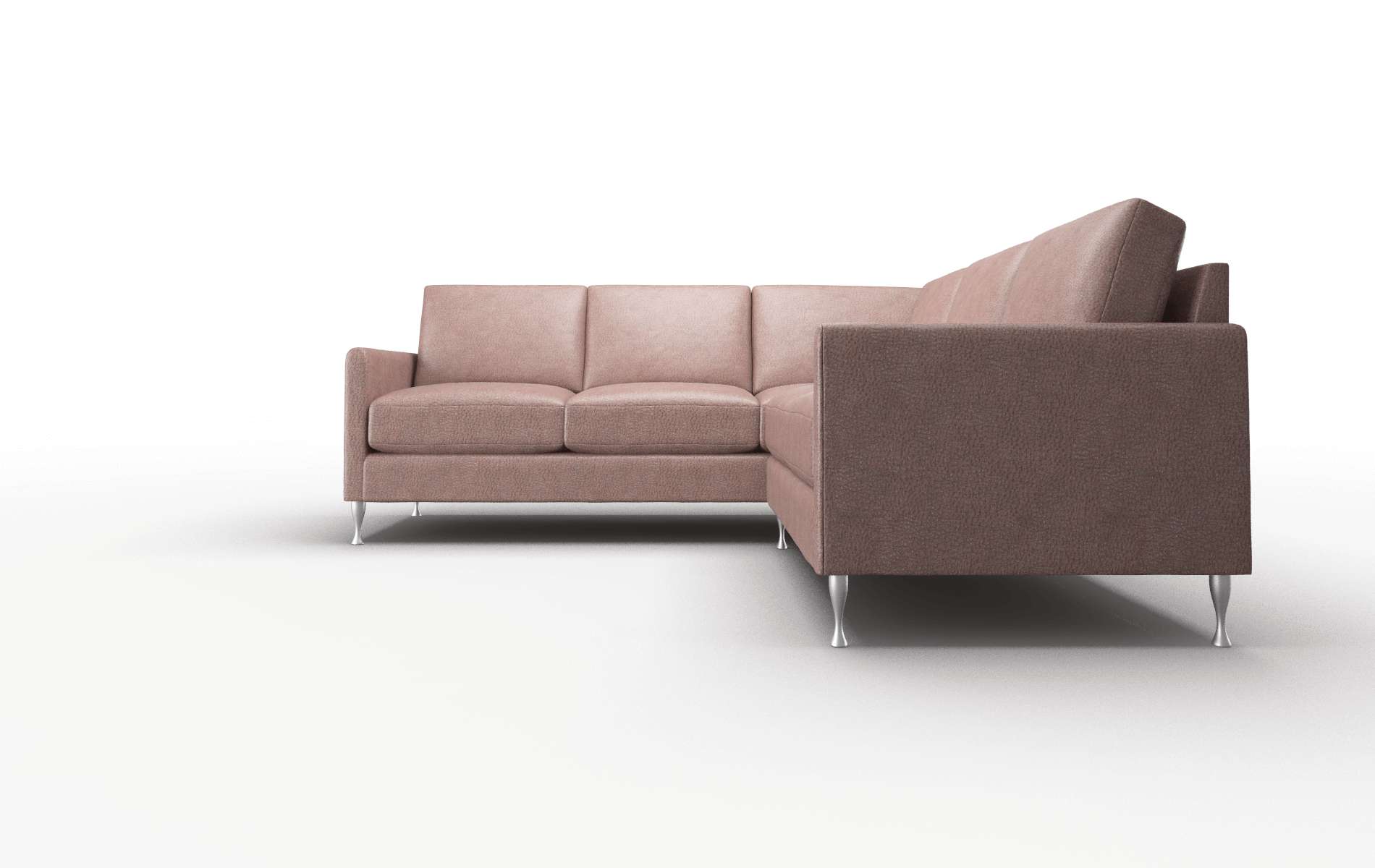 Eureka Ford Brown Sectional metal legs 5