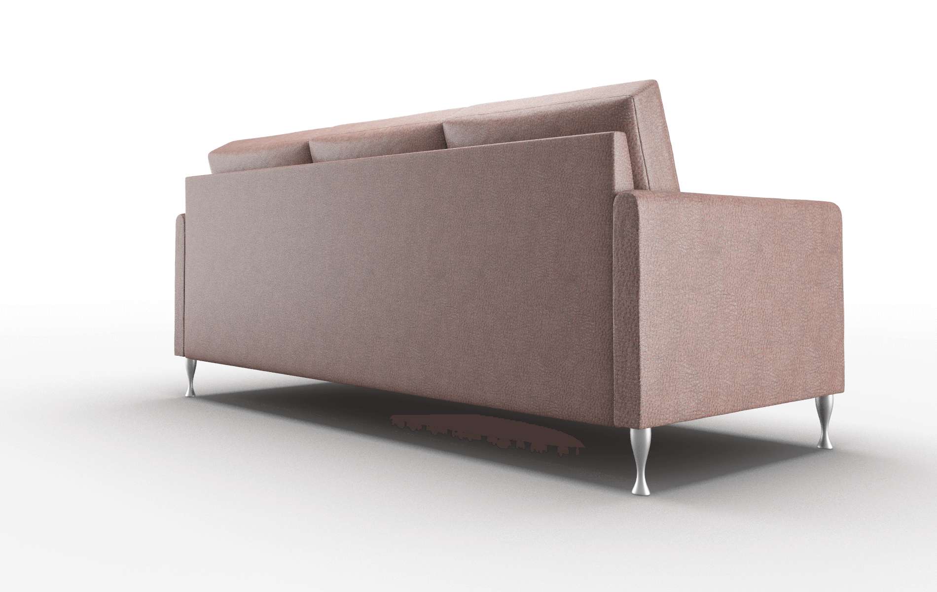 Eureka Ford Brown Sofa metal legs 5