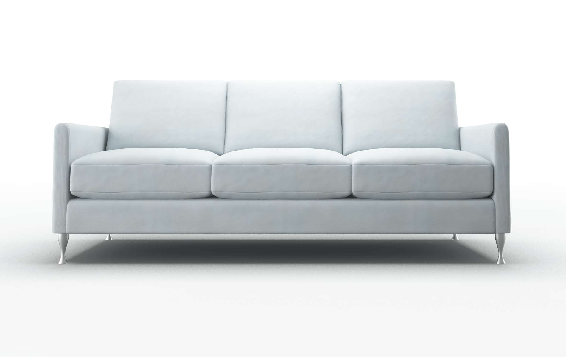 Eureka Hathaway Aqua Sofa metal legs 1